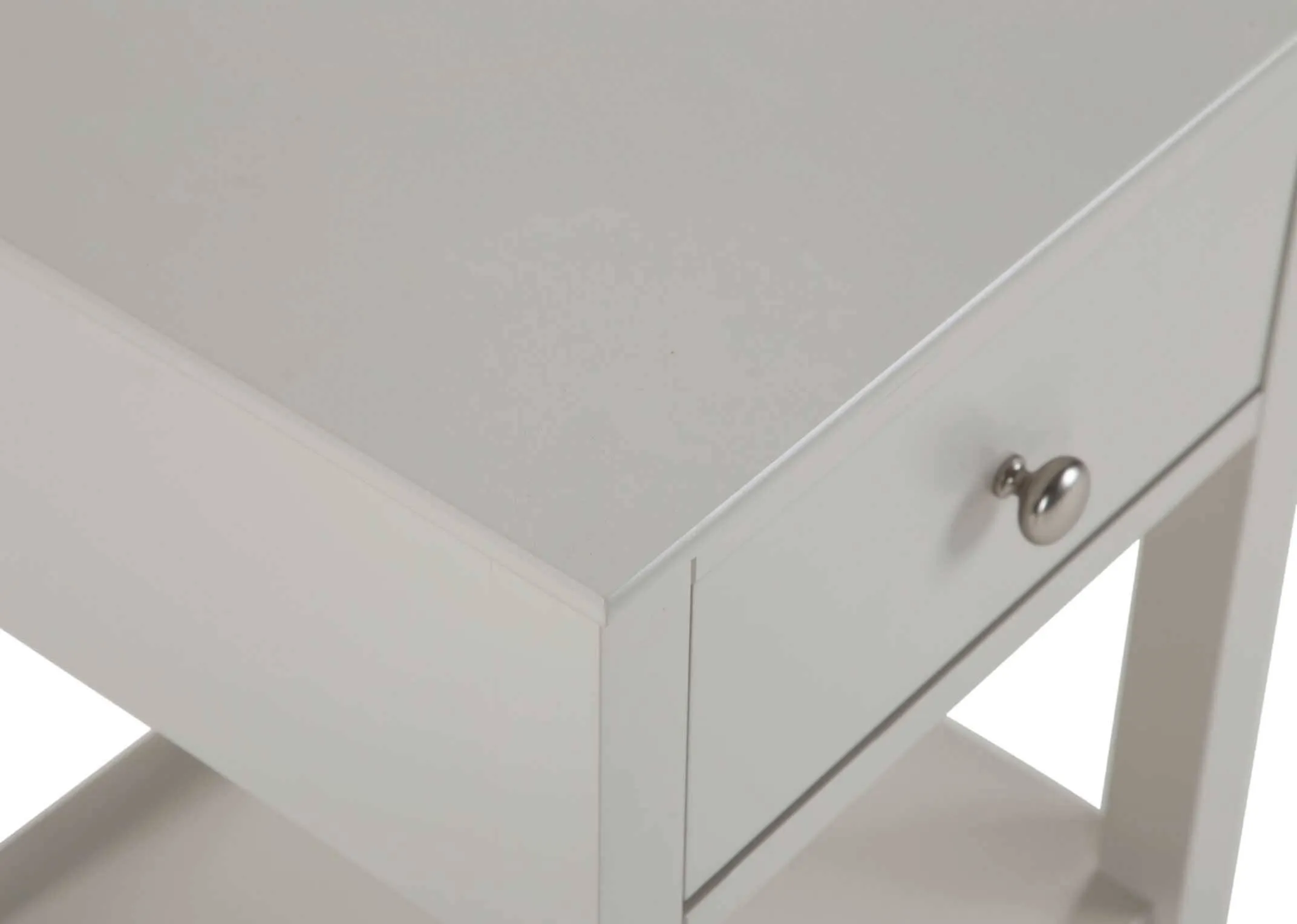 Rivendale 1 drawer grey bedside locker 62cm (Height) x 44cm (Width) x 42cm (Depth)