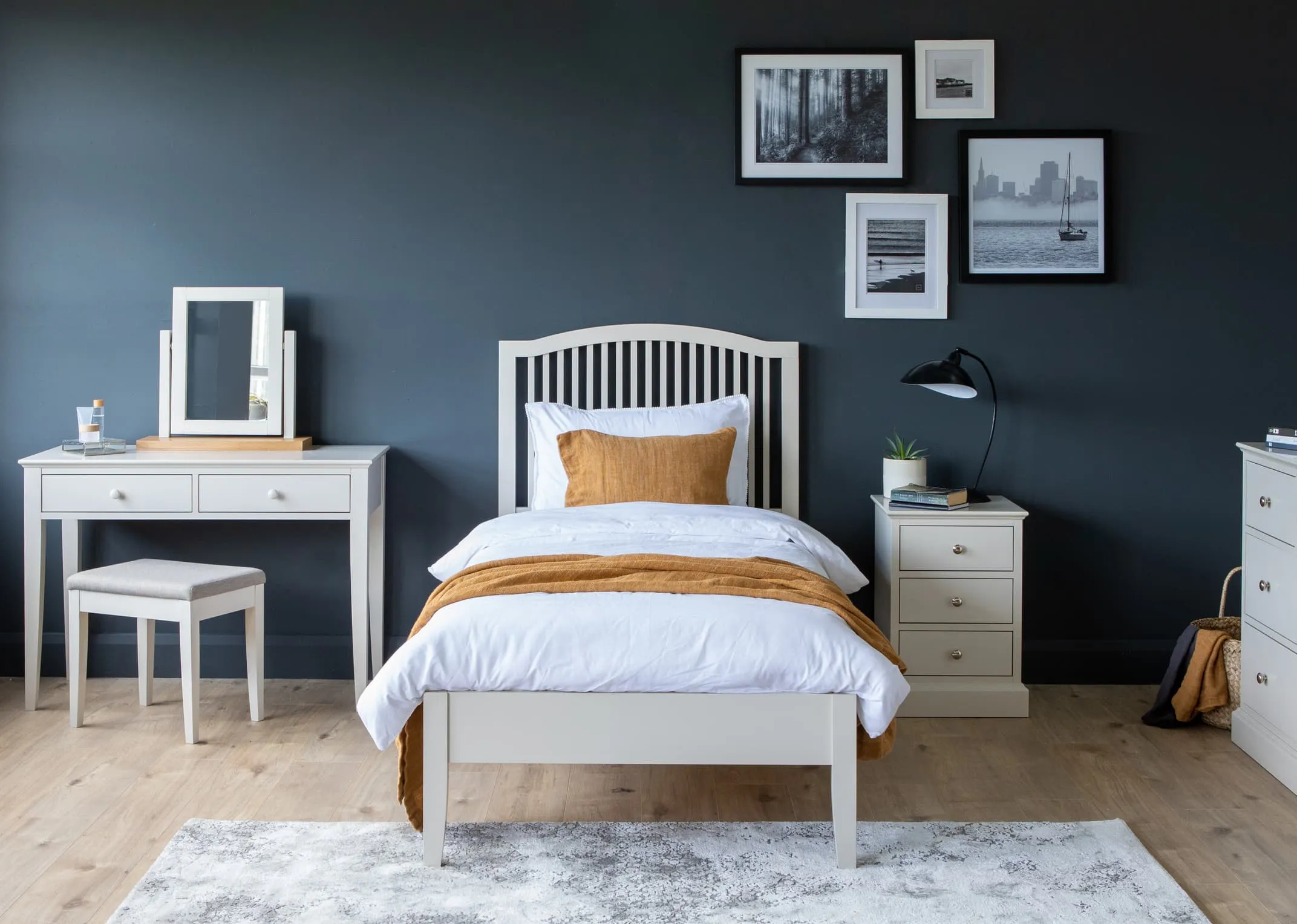 Four Drawer Grey Chest - Rivendale