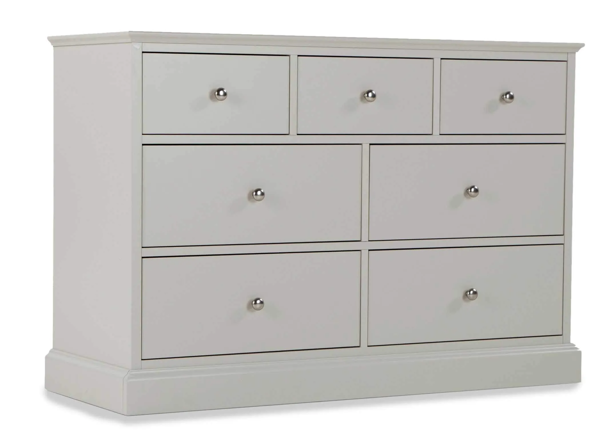 Seven Drawer Grey Chest - Rivendale