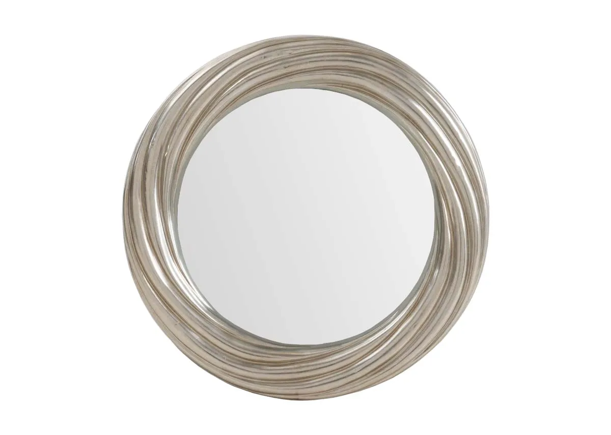 83cm x 83cm Gold Round Wall Mirror - Gemma
