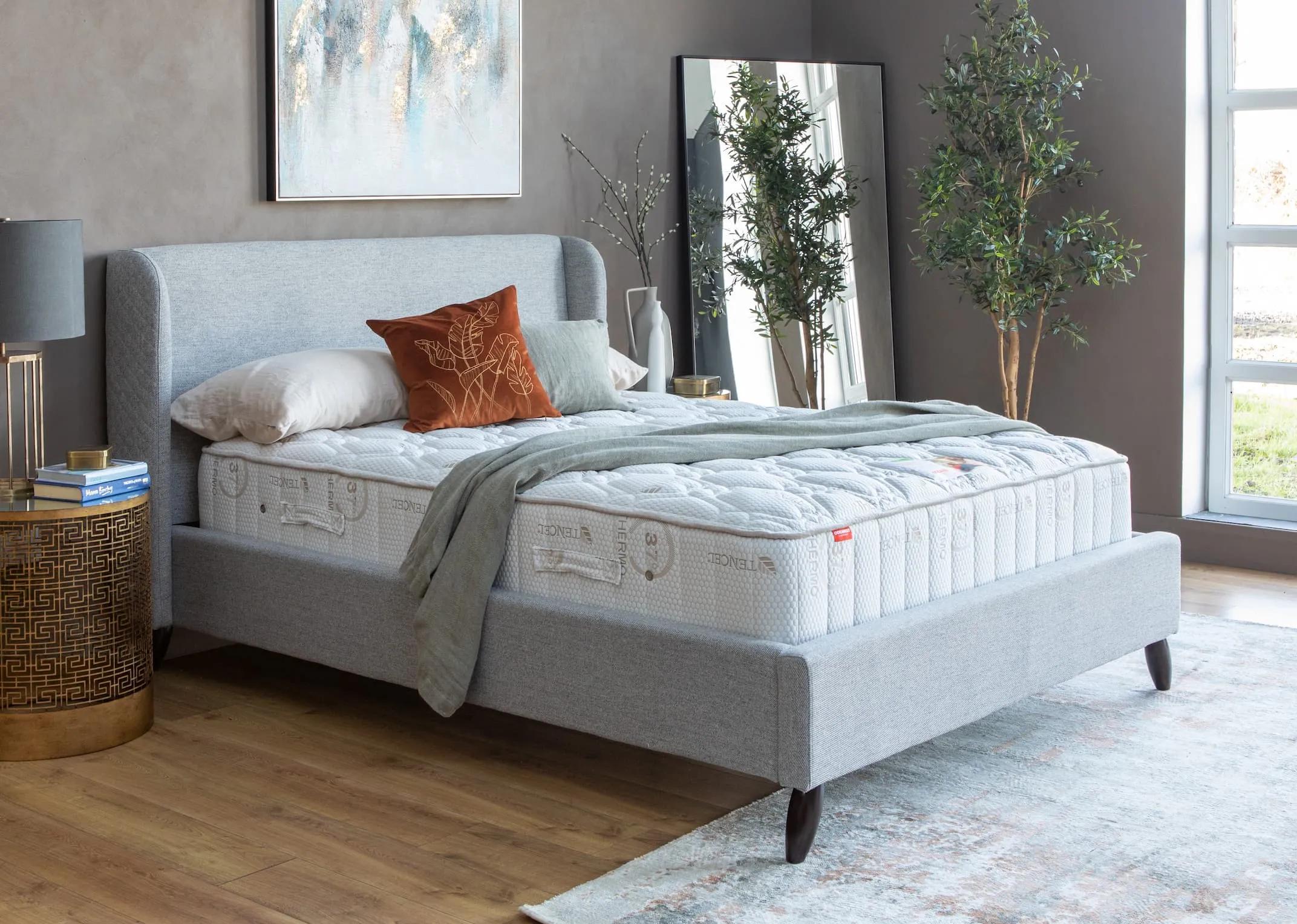King Size (5 ft) Back-Care 1000 Mattress - Rosemary