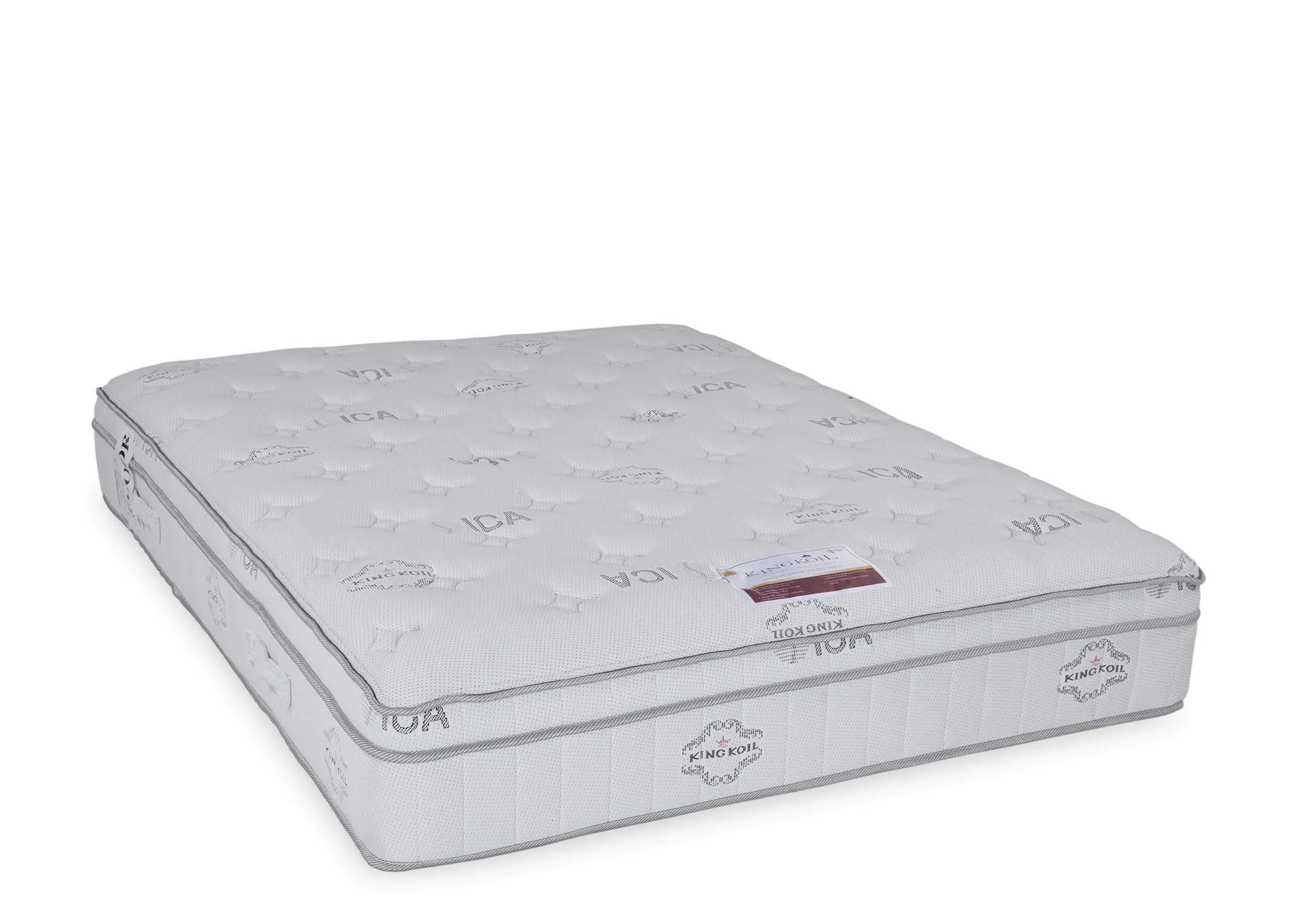 Angled shot of Posture Serene super king size 6 ft Pocket Visco mattress featuring 1400 pocket springs