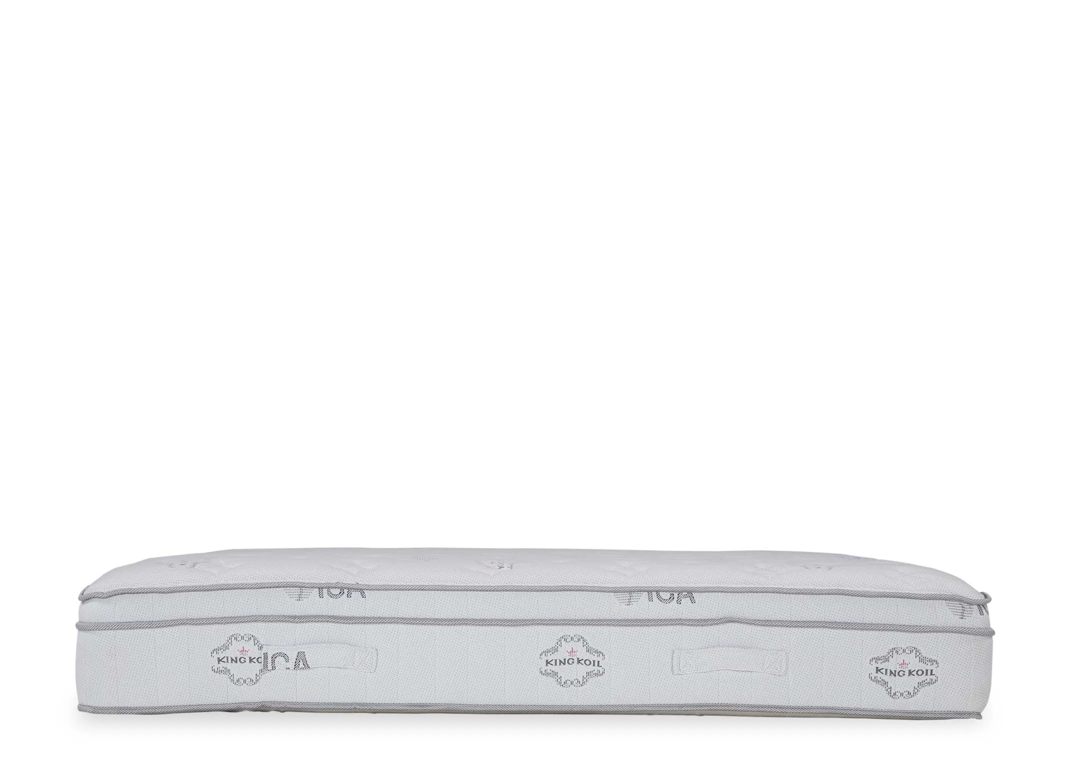 A dimension image of the King Koil Posture Serene Mattress showing mattress depth of 28cm