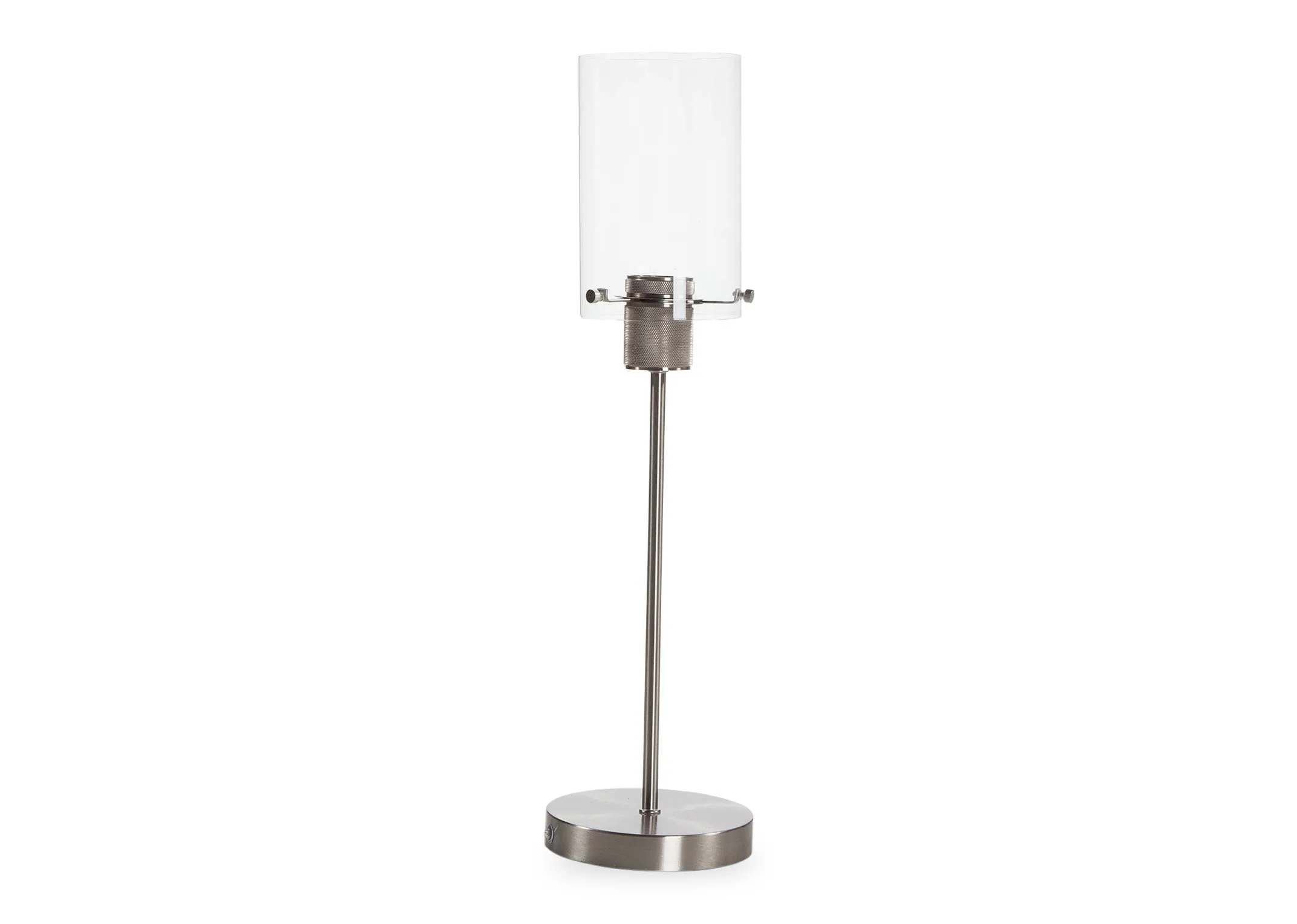 A view of the front of the Karina Table Lamp.