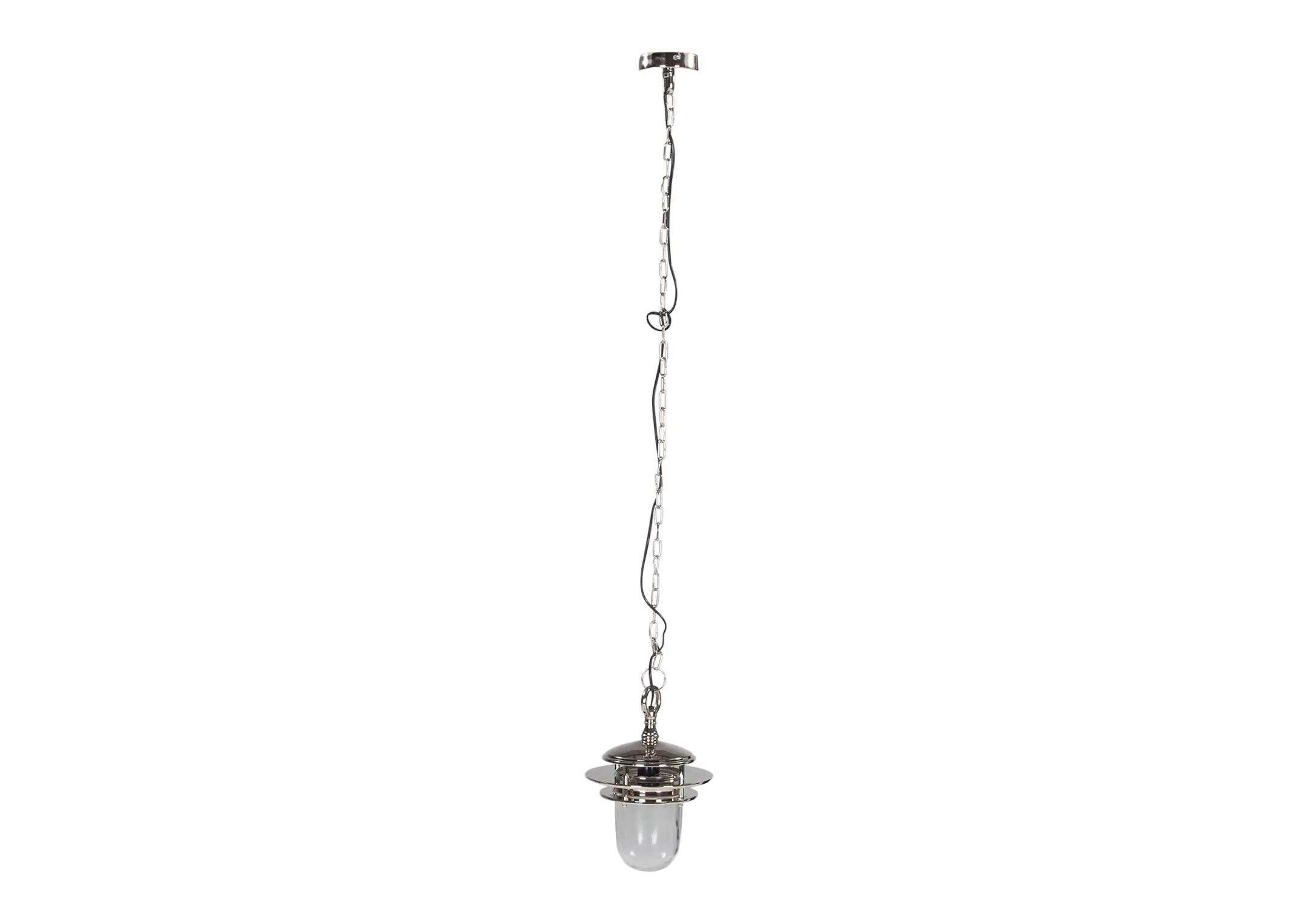 A view from the front looking at the Maddy hanging lamp