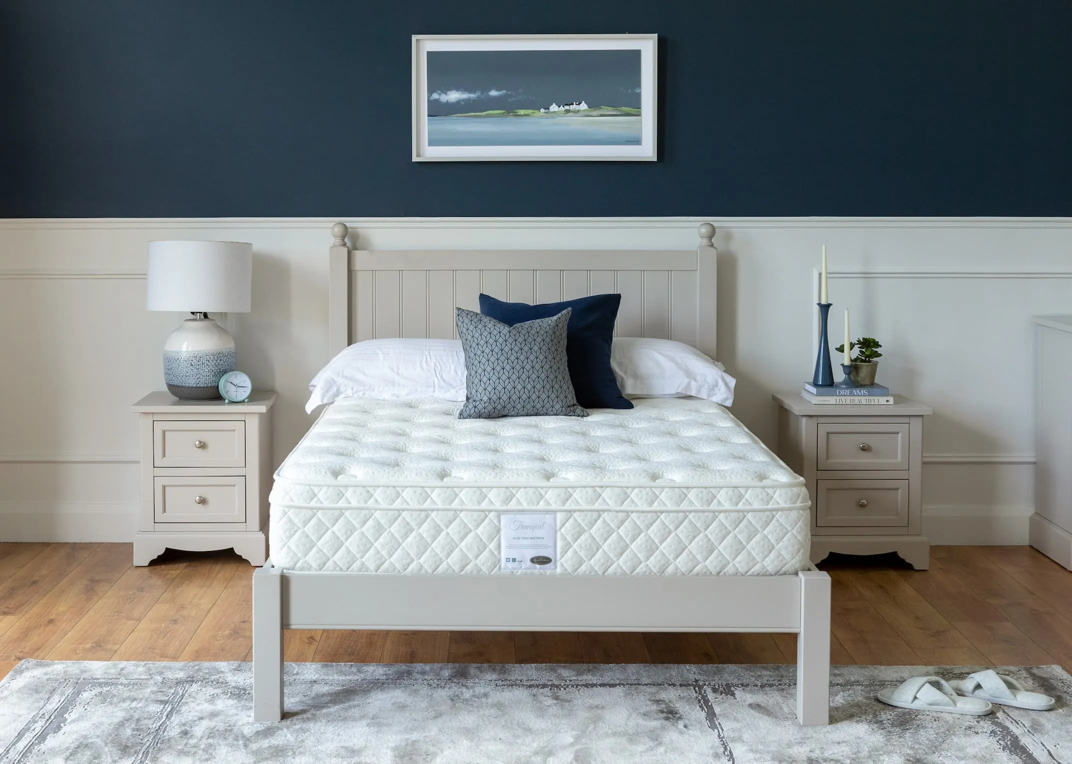Double (4 ft 6) Roll Up Mattress - Tranquil