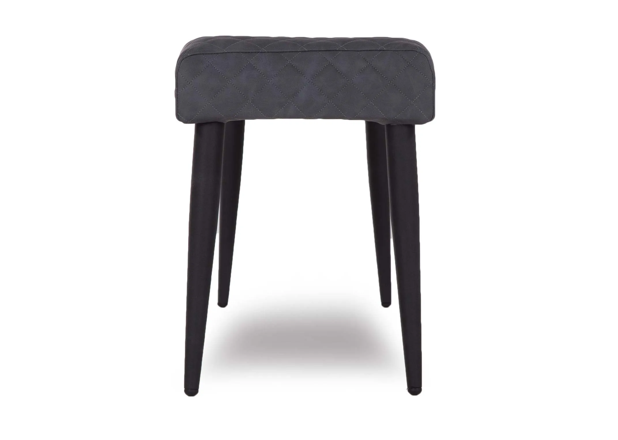 A side view image of the Ottowa grey dining bench.