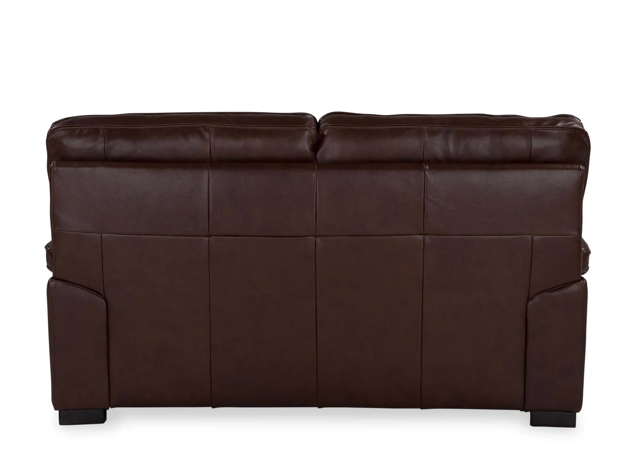 An image of the back of the two seater apollo sofa.