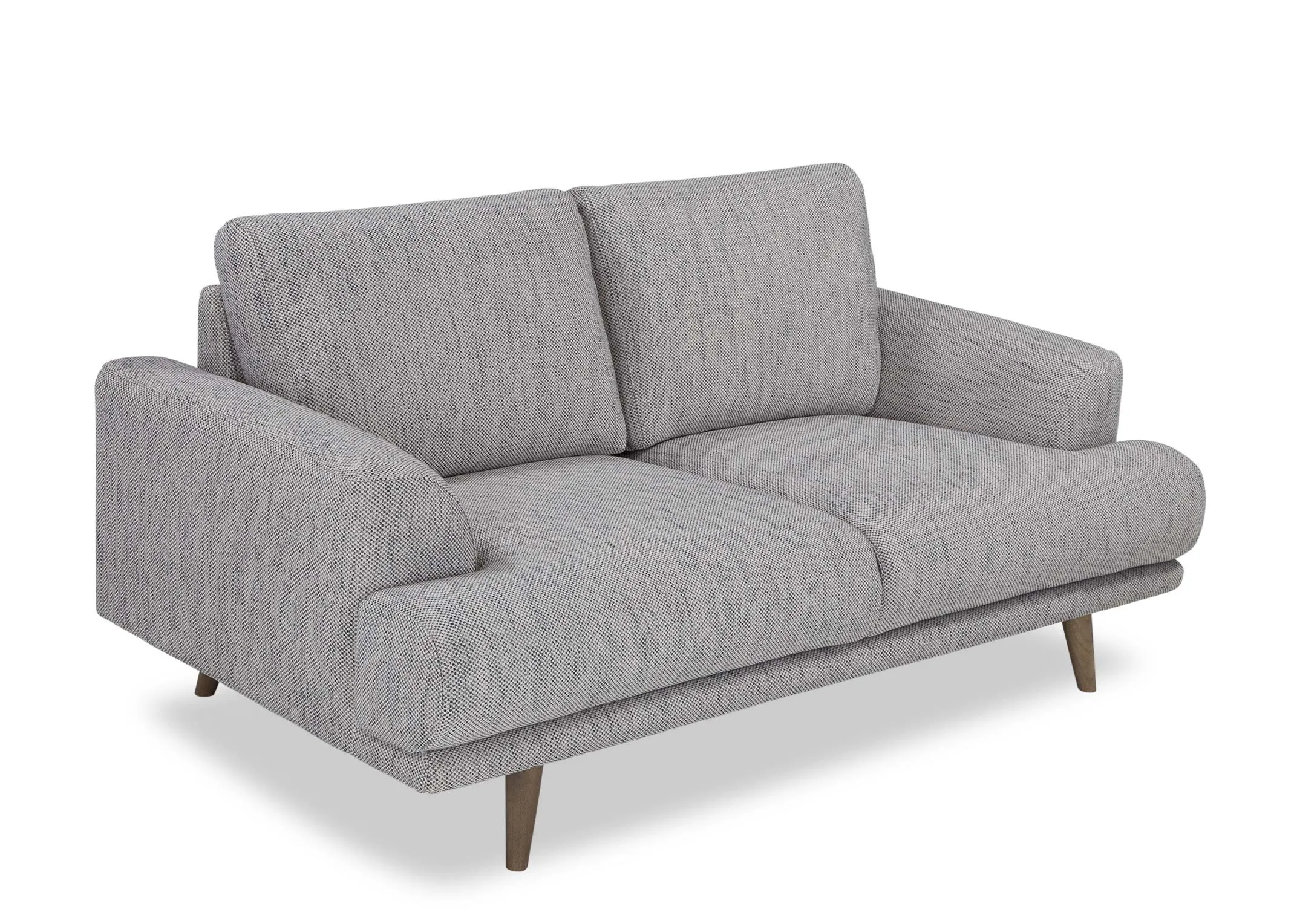 2 Seater Grey Fabric Sofa - Legend