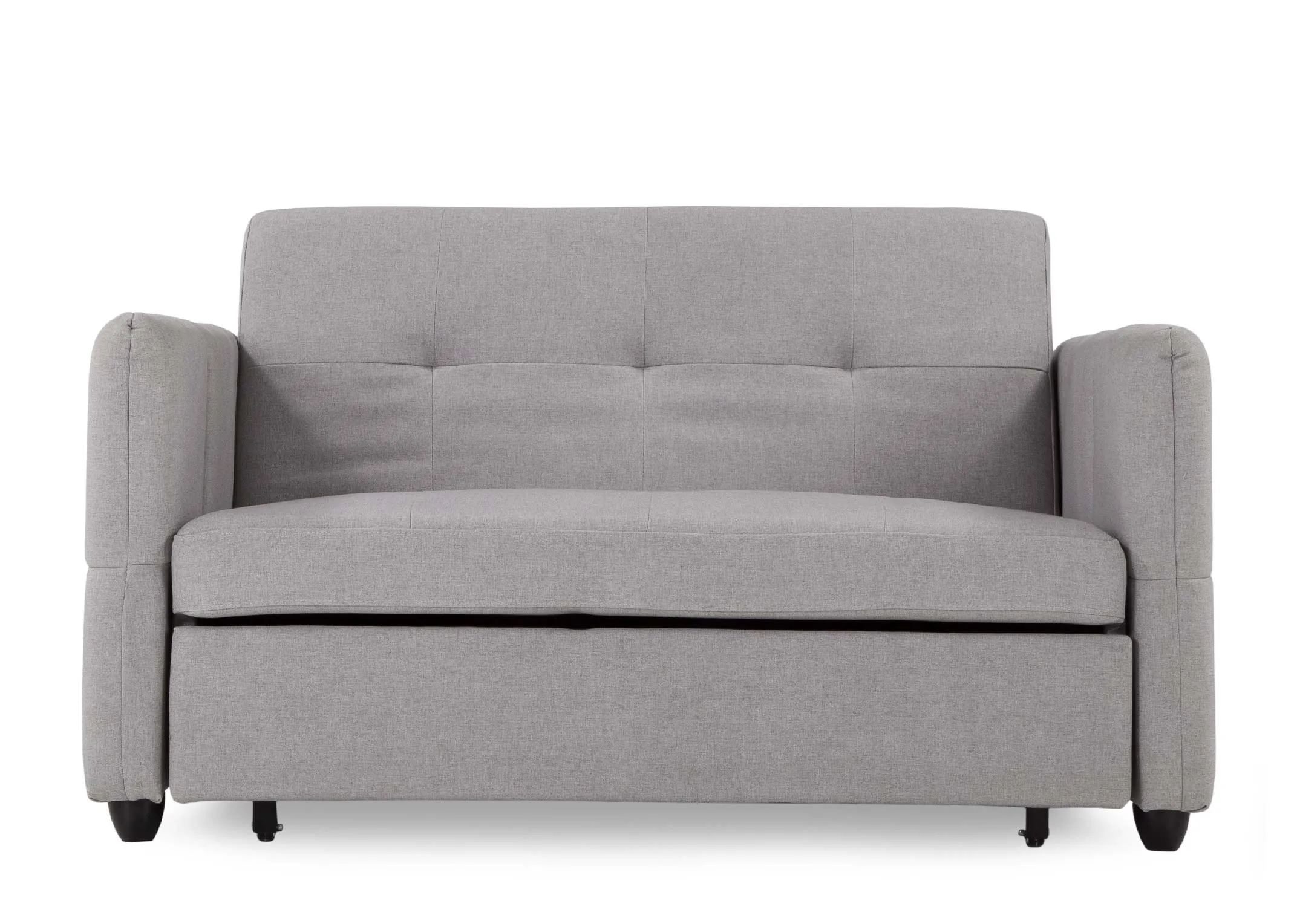 A front view image of the Celeste 3 seater sofabed.