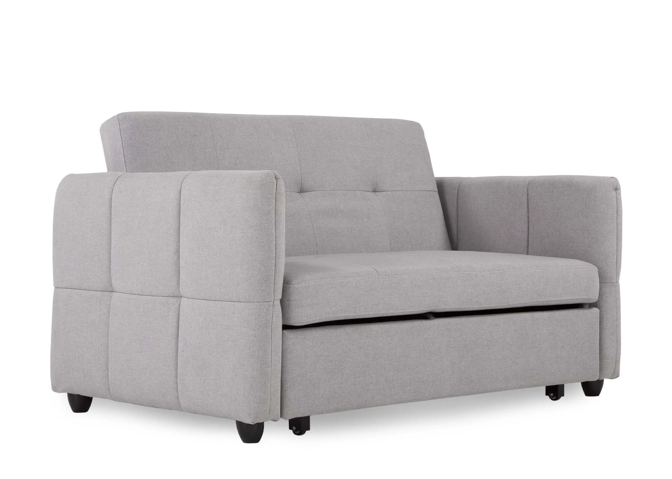 A angle view of the Celeste 3 seater sofabed.
