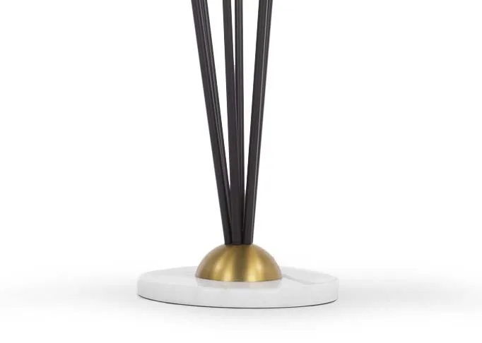 An image of the bottom of the Ortez Metal Floor Lamp