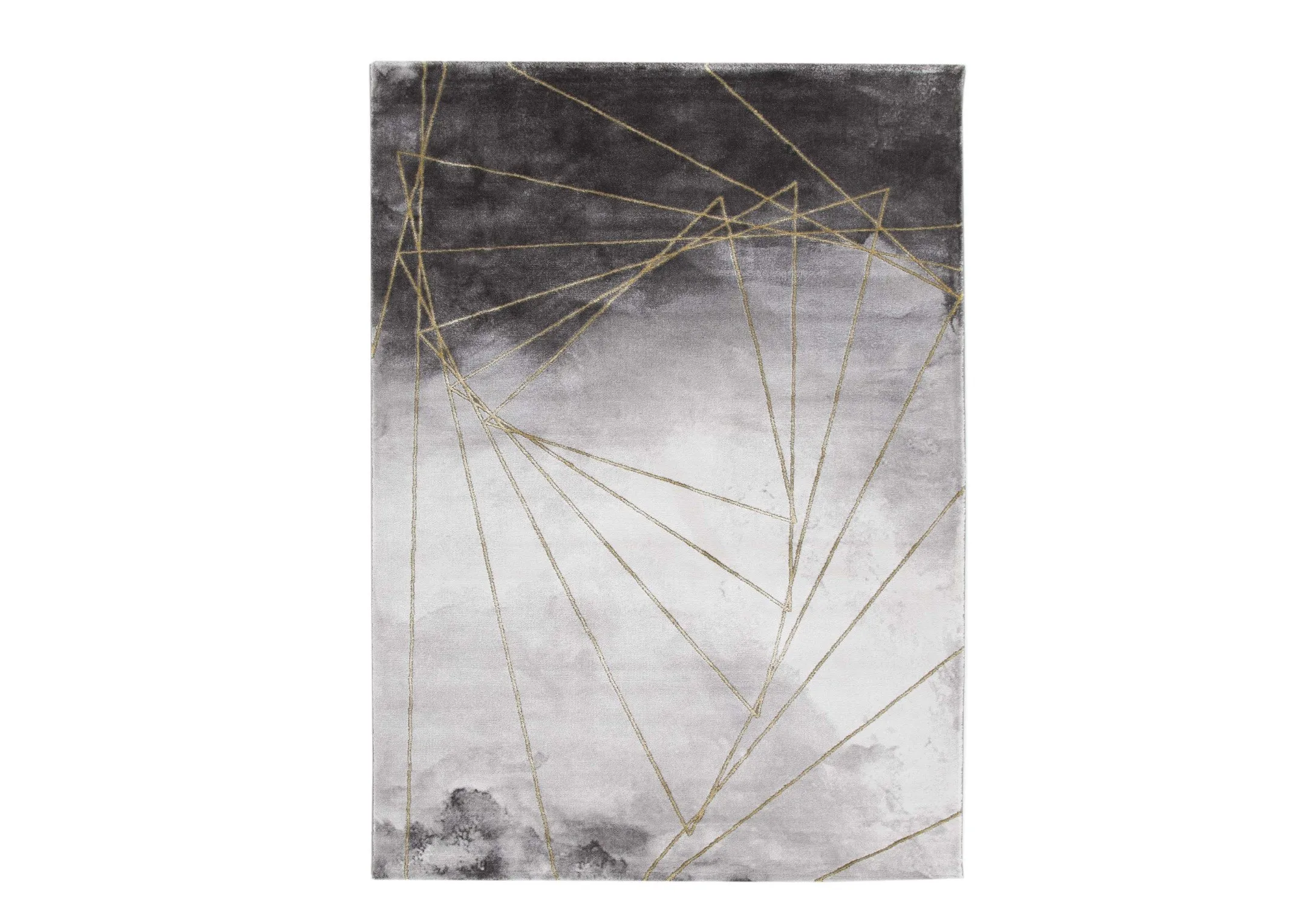 A lifestyle image of the Robin velvet ottoman with chevron black locker