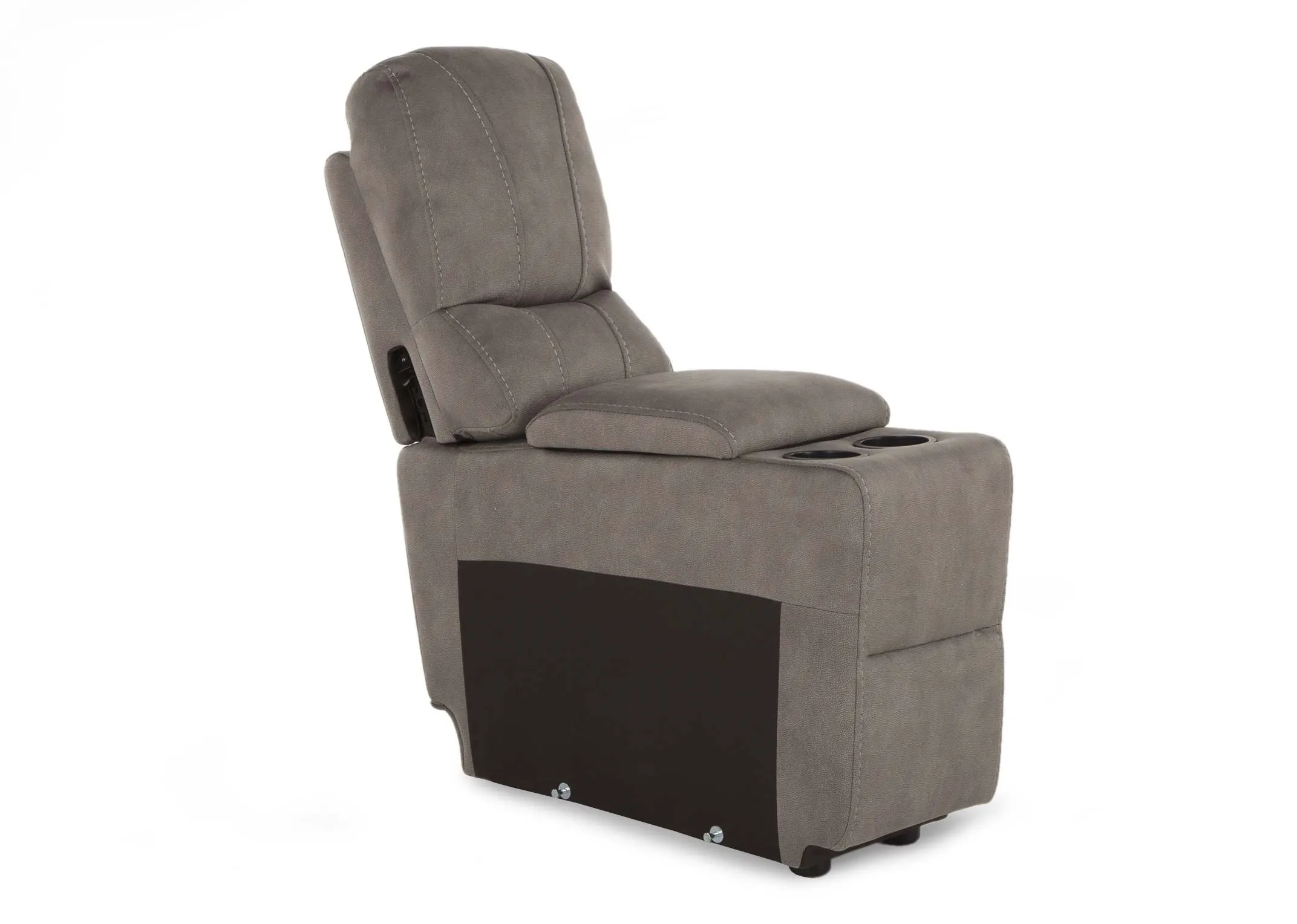 Sultry Grey Fabric Drinks Holder - Hannah