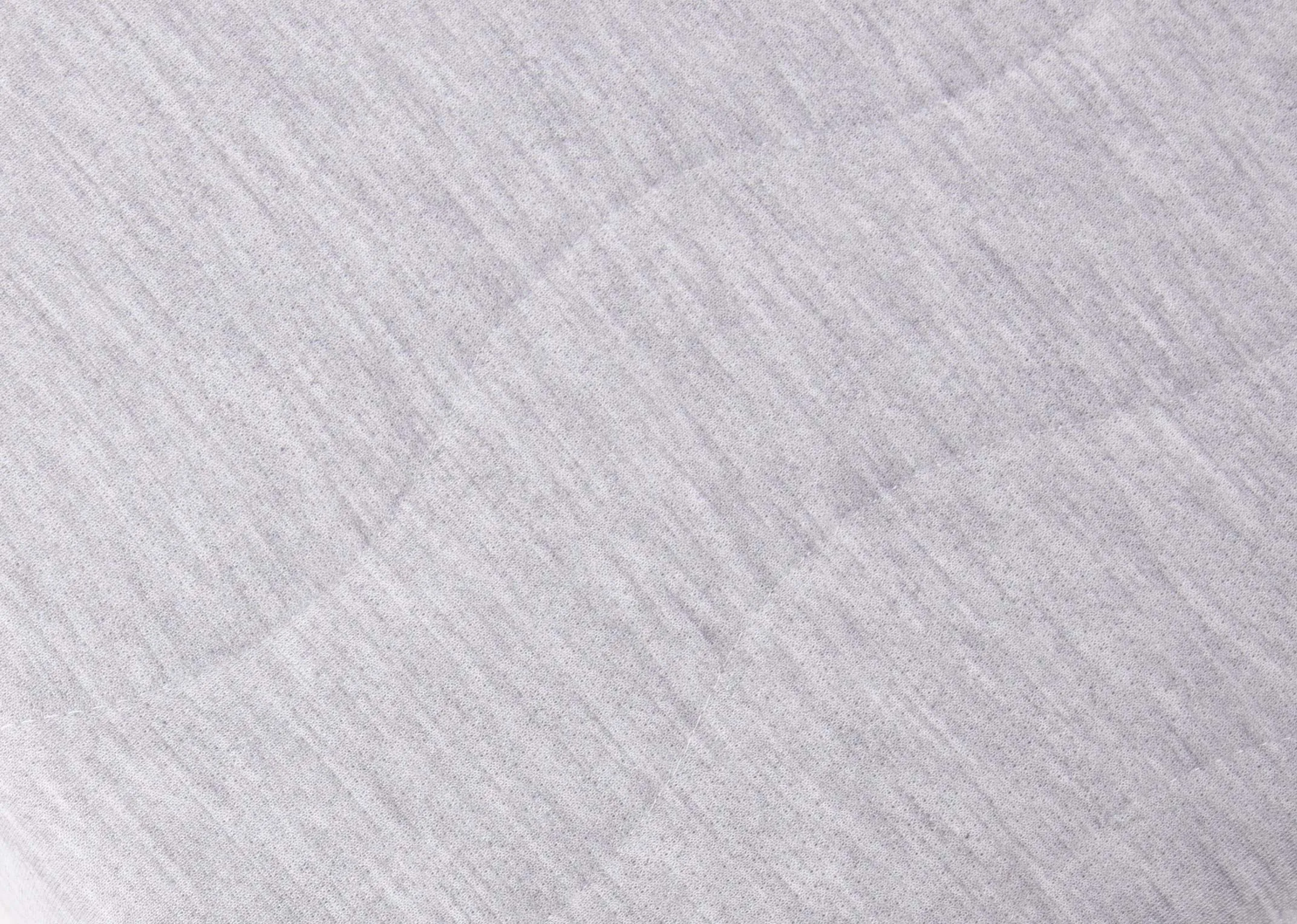 A 4ft 6 Double memory foam mattress from EZ Living Furniture's Comfort Foam range.  Closeup of grey fabric cover