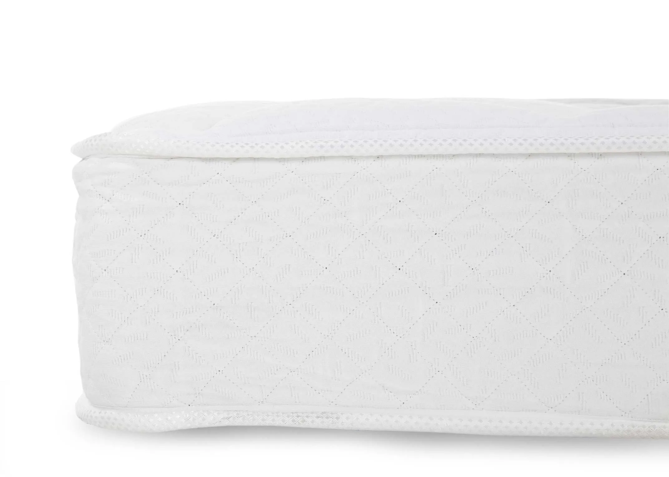 A view of the side of the single 3 ft Ortho 1000 mattress