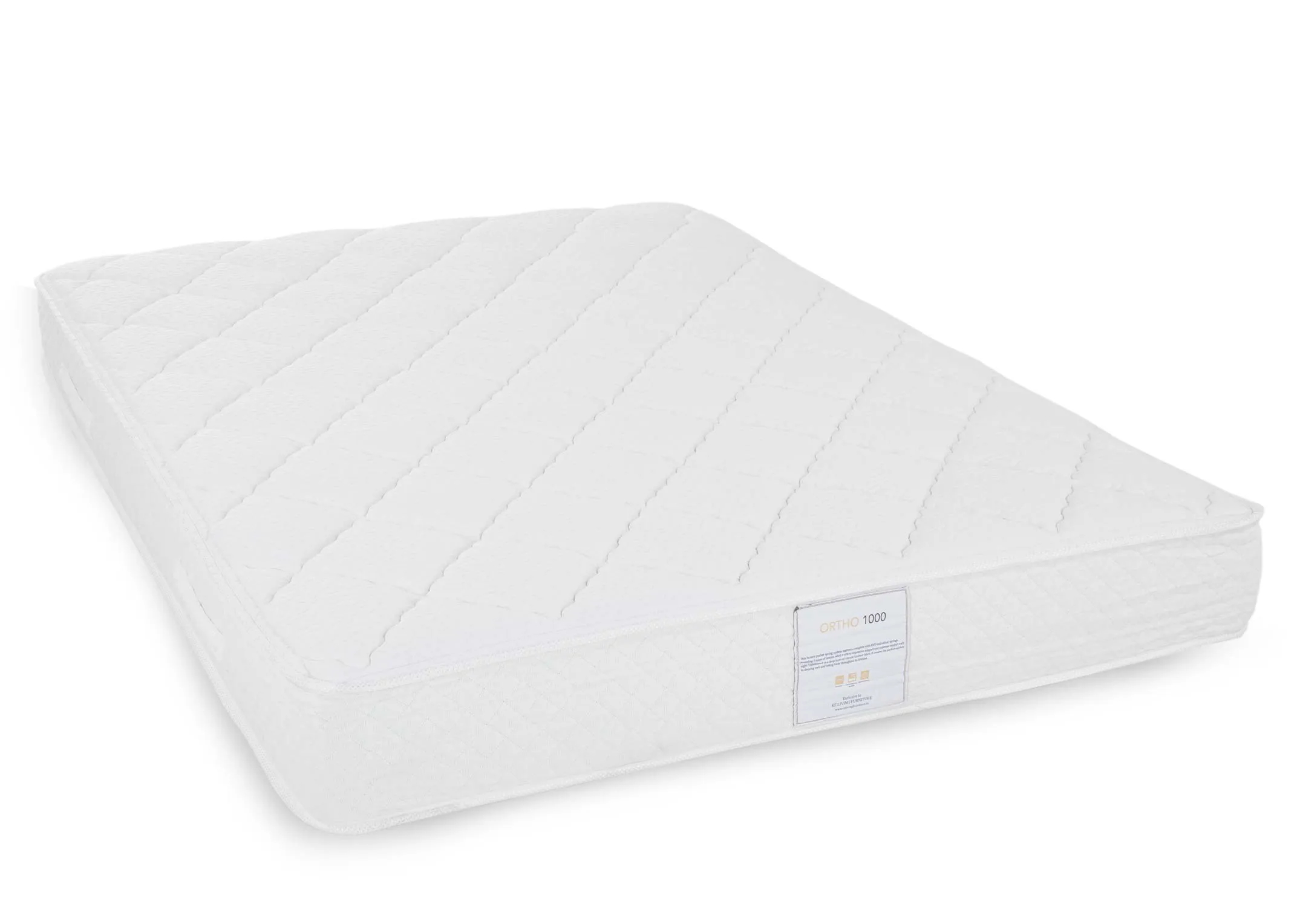 A power shot image showing the small double 4 ft Ortho 1000 mattress