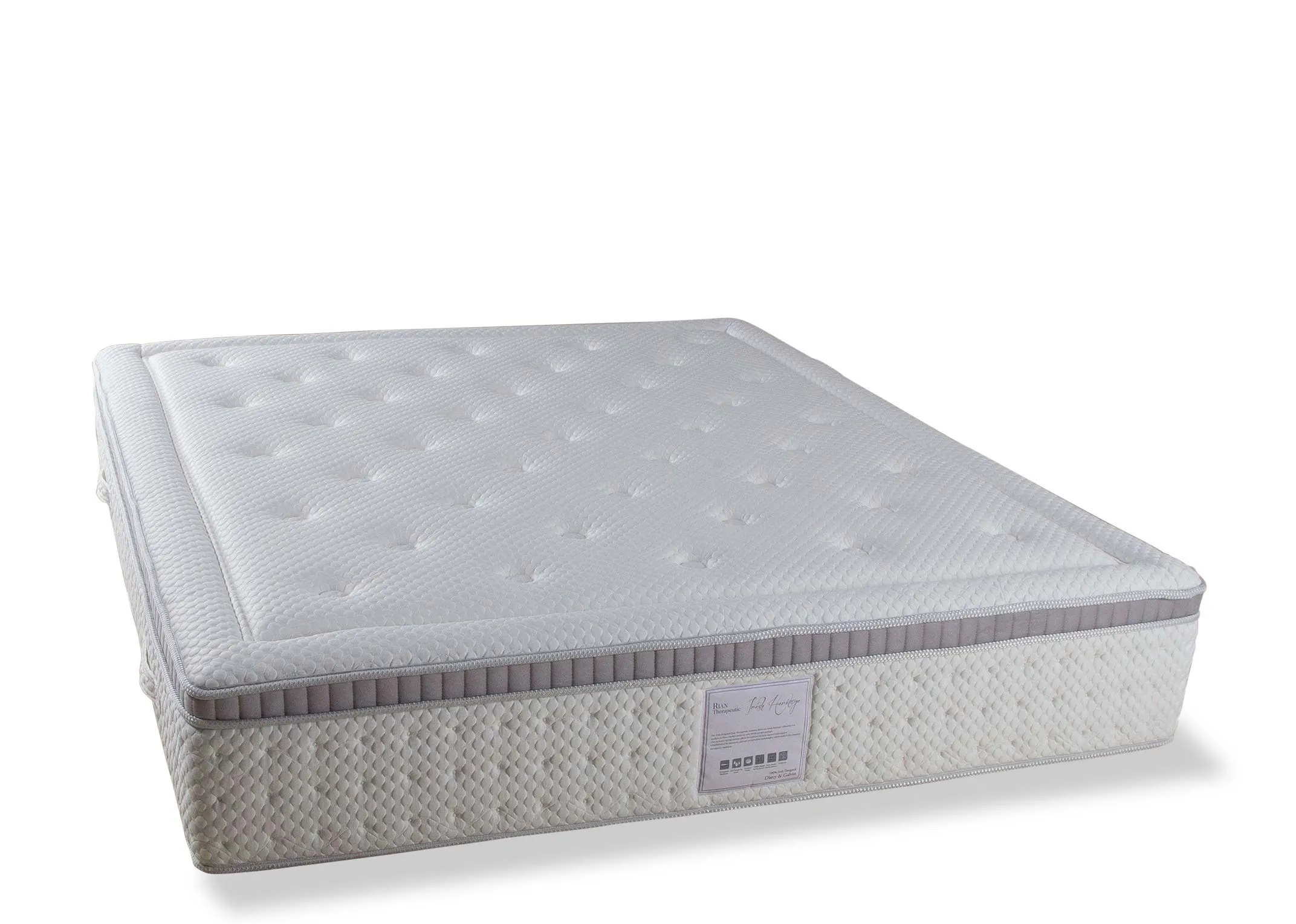 A standard white mattress dimension guide showing 4ft6 at 130cm(width) x 190cm (length)
