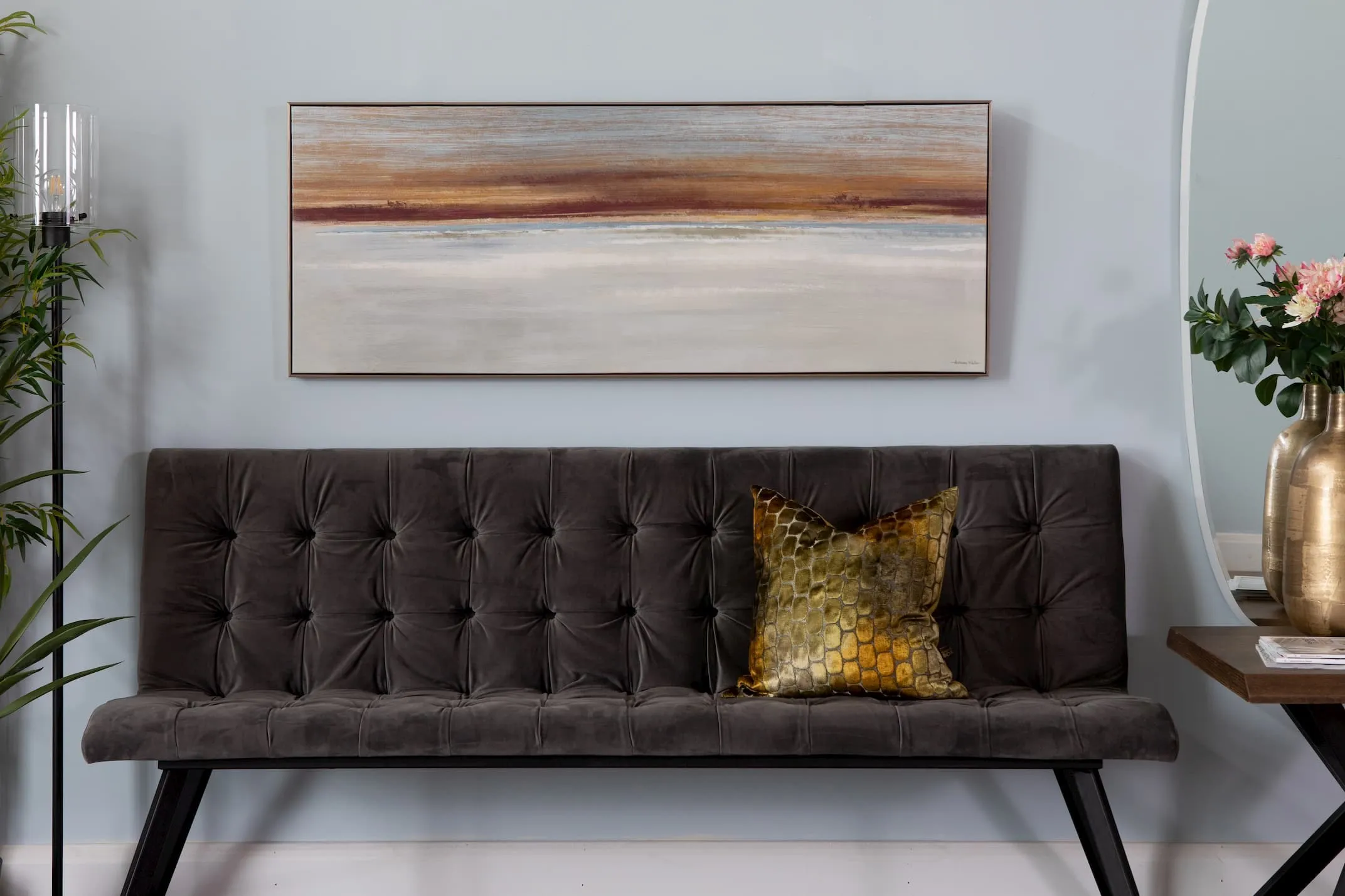 134cm x 54cm Framed Canvas - Evening Glow