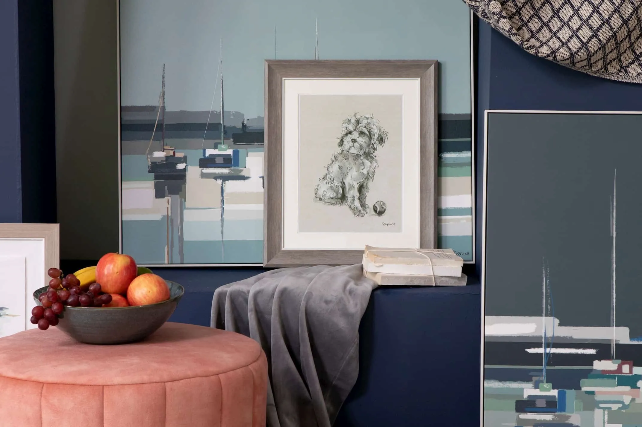 40cm x 48cm Large Framed Print - Fetch