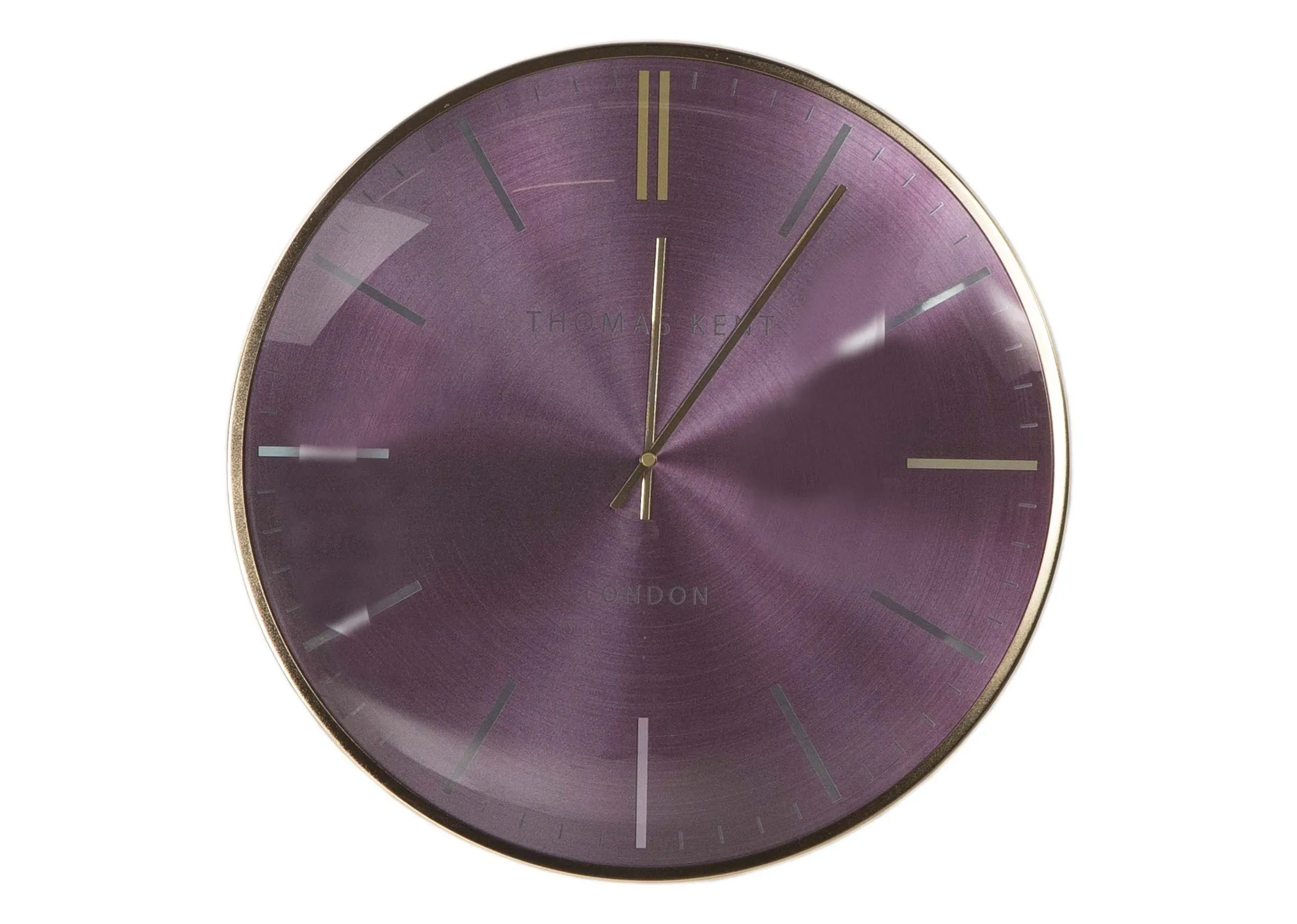 The Ruby Medium wall clock from the Thomas Kent collection at EZ Living Furniture - front view..