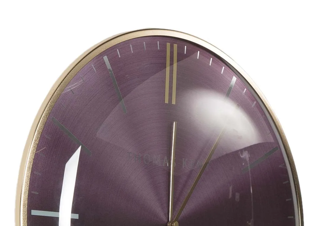 The Ruby Medium wall clock from the Thomas Kent collection at EZ Living Furniture - close up top