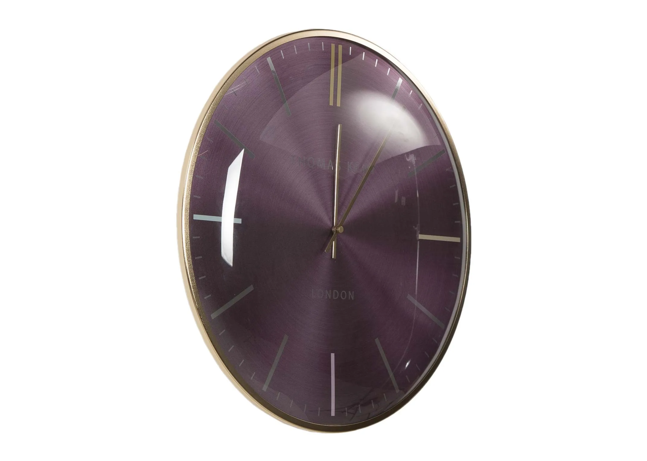 The Ruby Medium wall clock from the Thomas Kent collection at EZ Living Furniture - angle view
