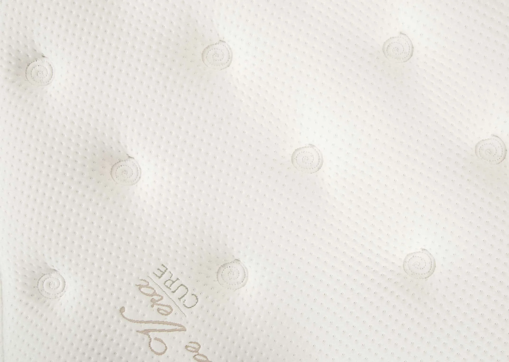 A Small Double (4ft) pocket spring mattress with dark edge detail from EZ Living Furniture's Aloe Vera Range. Closeup springs