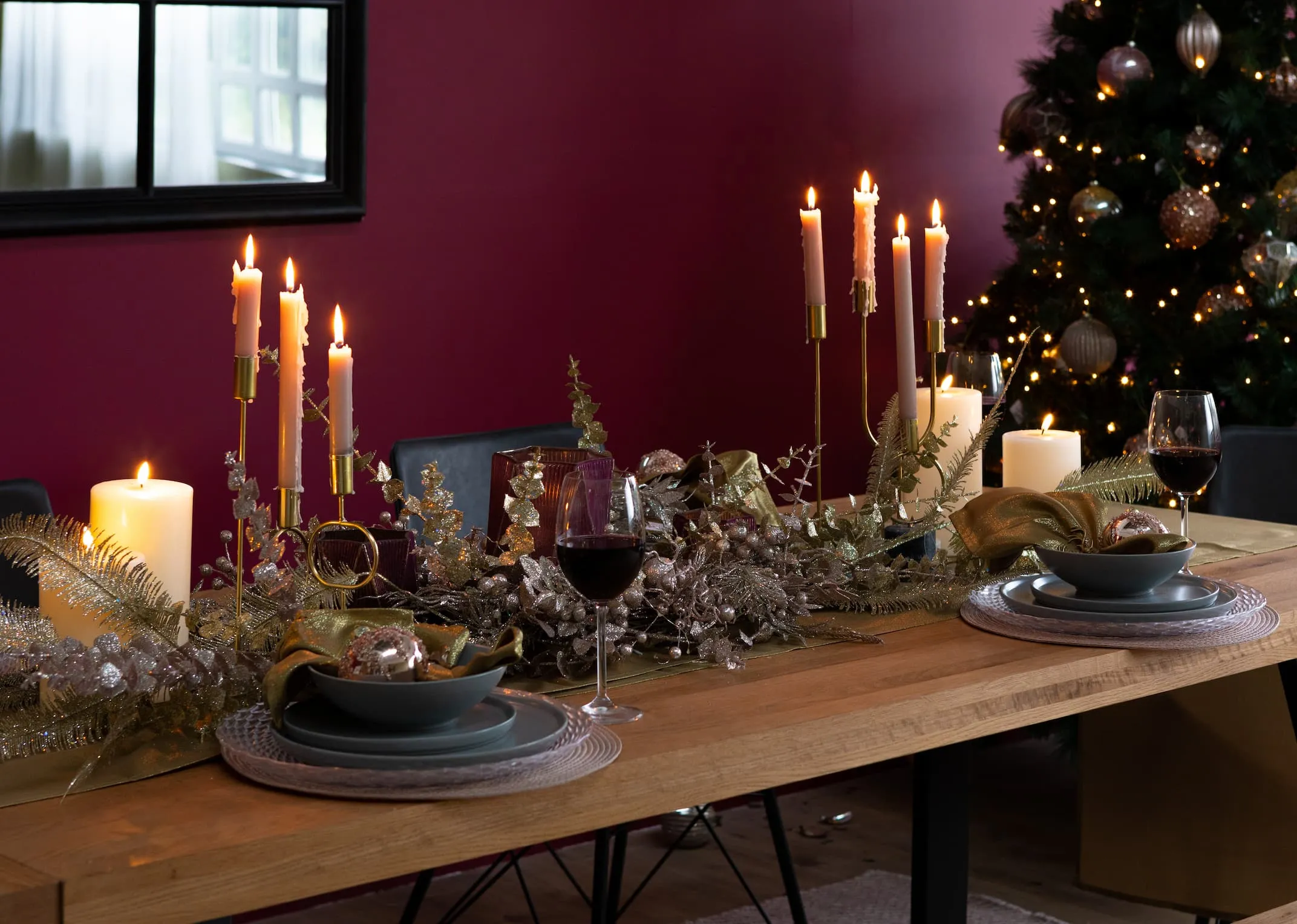 70cm Champagne Feather - Christmas Pick