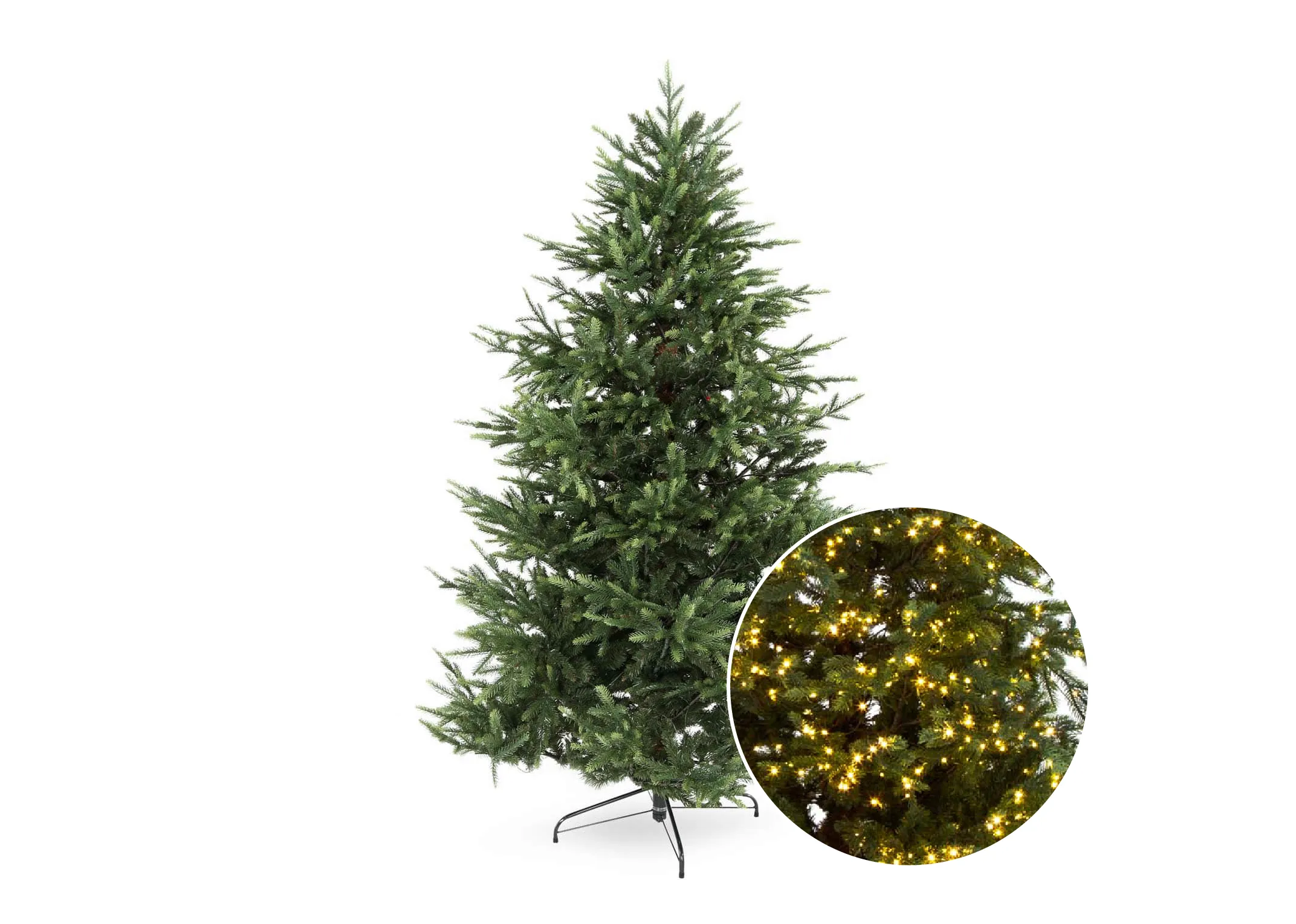 Rockefeller 7ft (210cm) with 3000 Copper Lights - Christmas Tree