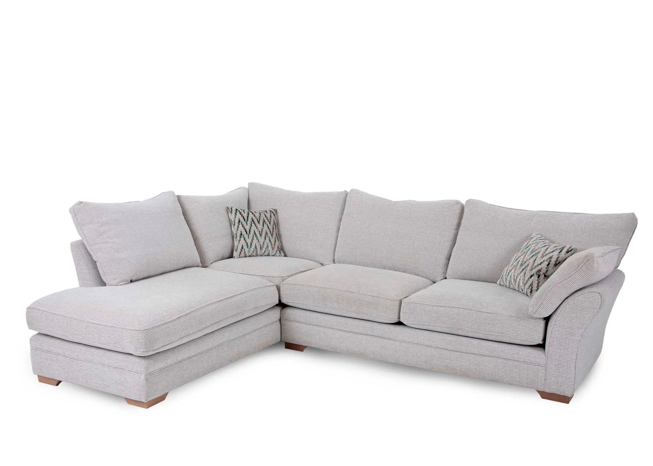 Beige Fabric Accent RAF Corner Chaise - Strata