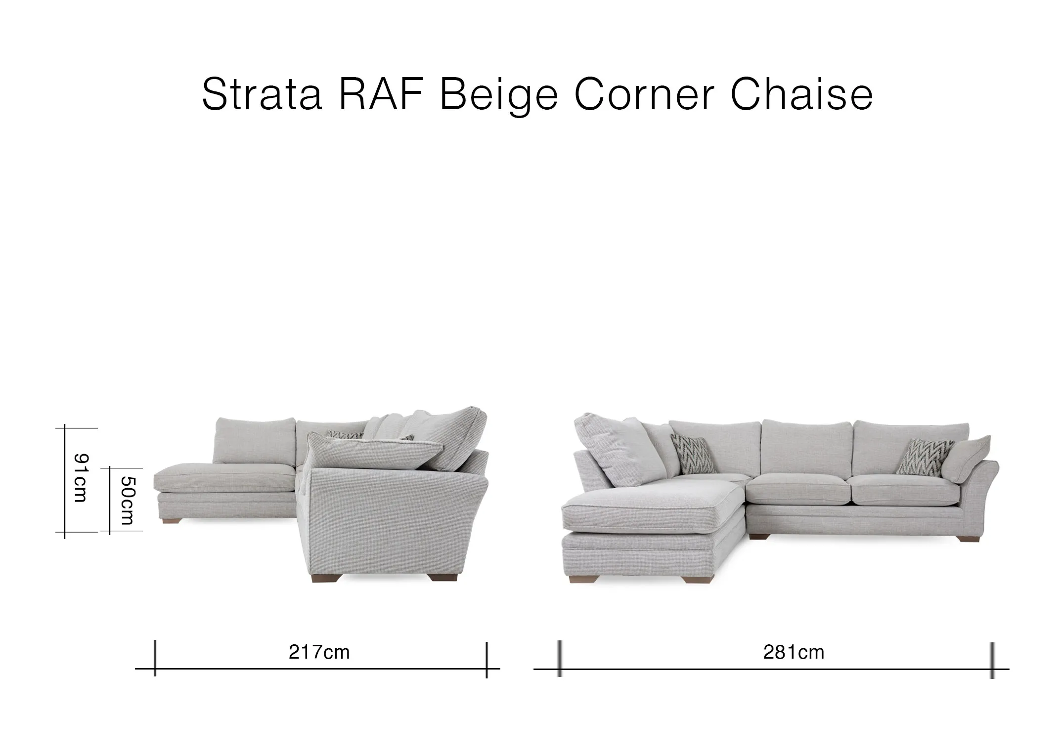 A lifestyle image of the Strata LAF chaise with a selection of velvet cushions and zene rung.