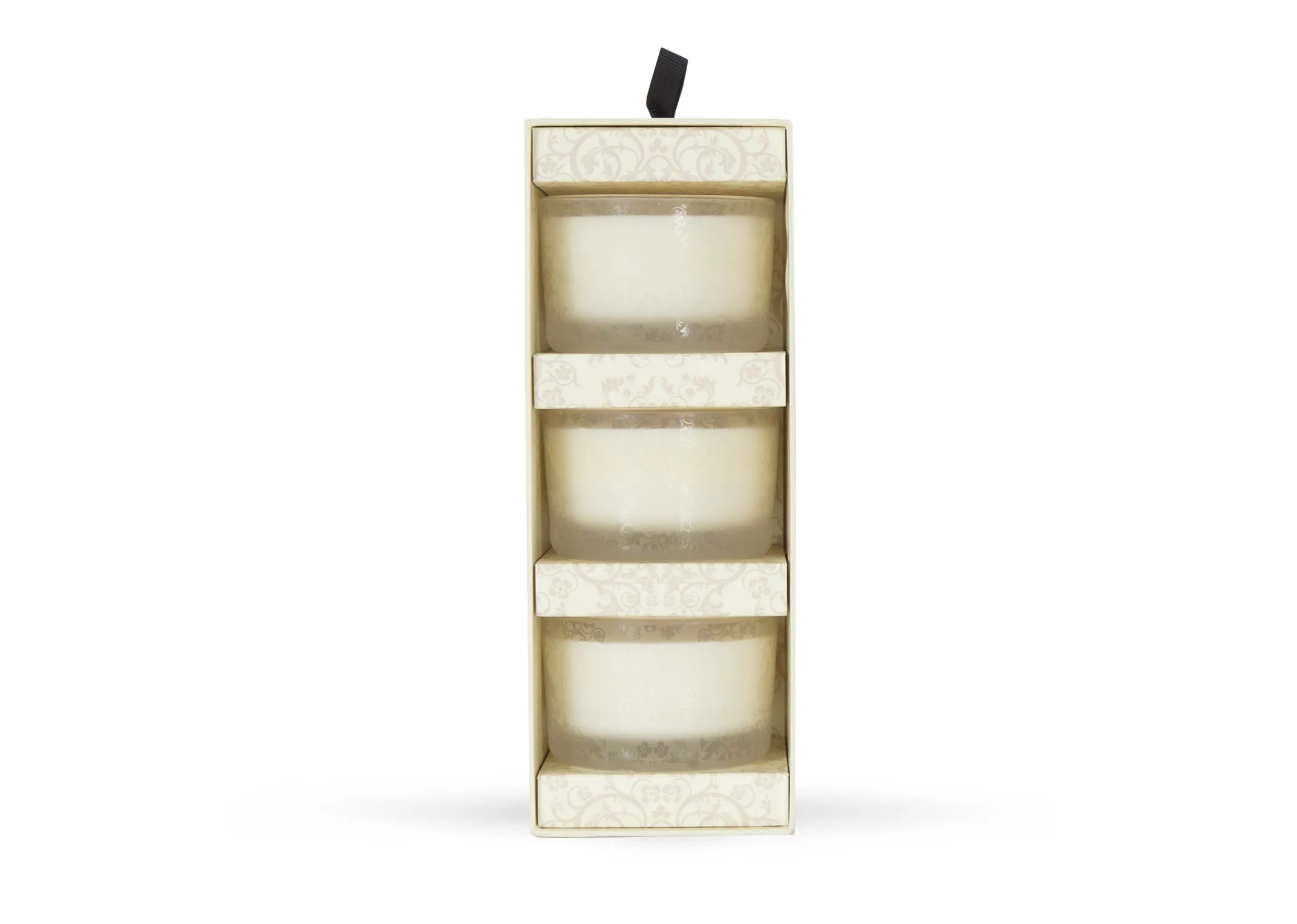 A dimension image of 1 of 3 Scented Candles un boxed from the Gift Box with 7cm (Width) x 4.5cm (Height)