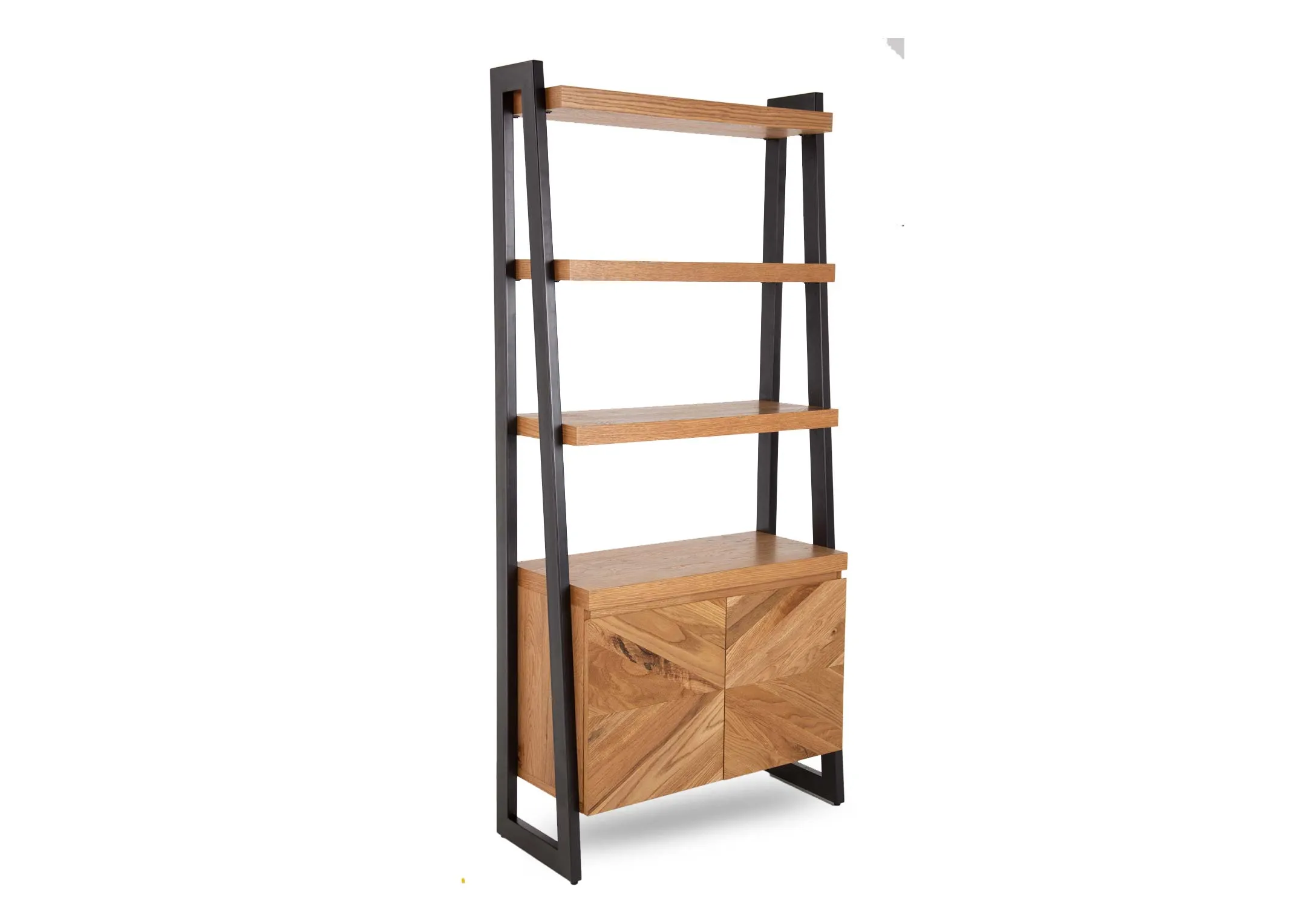 Rustic Oak Display Unit - Ellipse