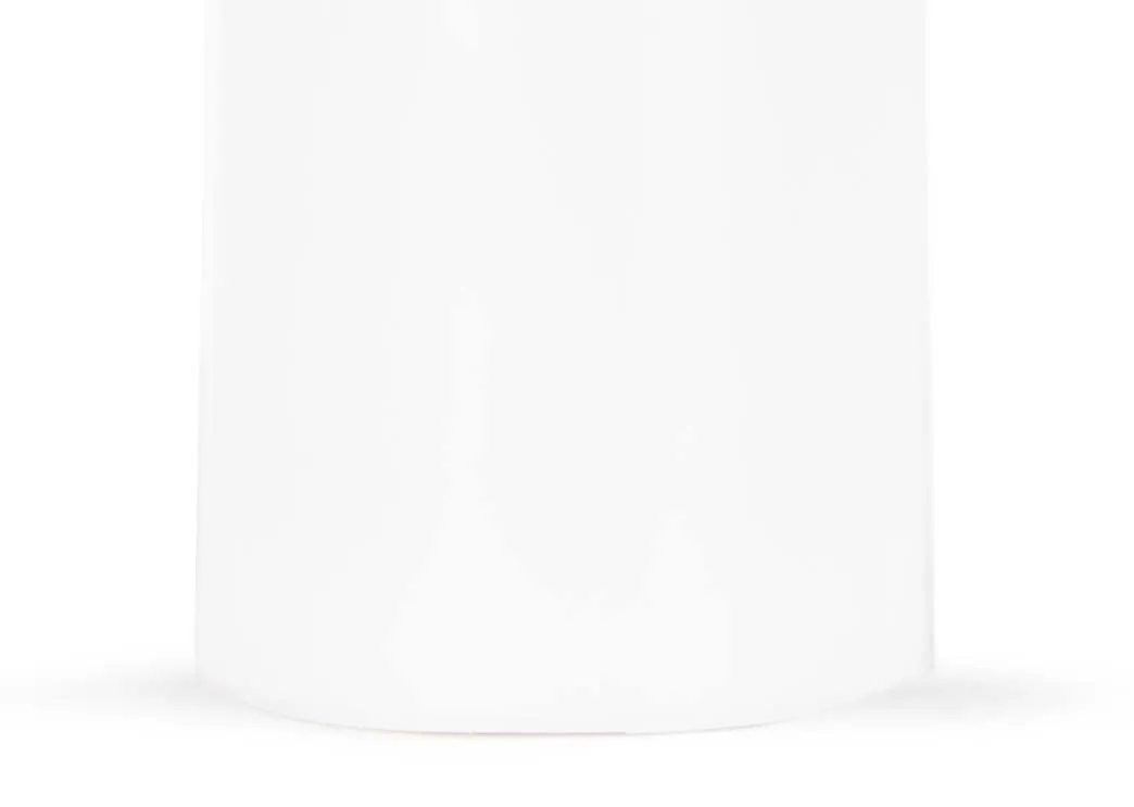 A medium led white candle with lifelike flame from EZ Living Furniture's Deluxe Homeart range. Closeup of base texture