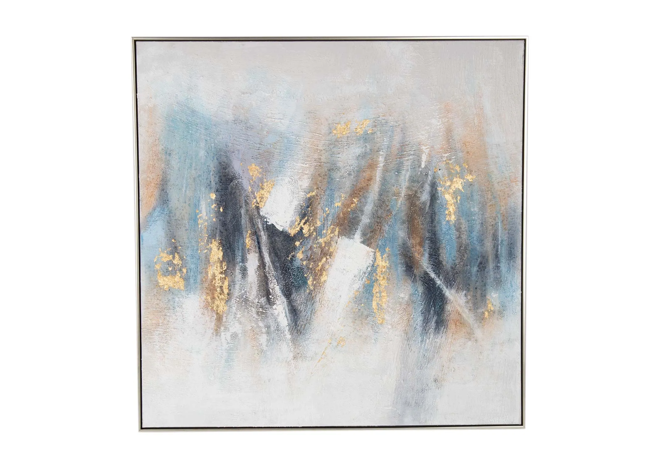 100cm x 100cm Framed Canvas - Abstract