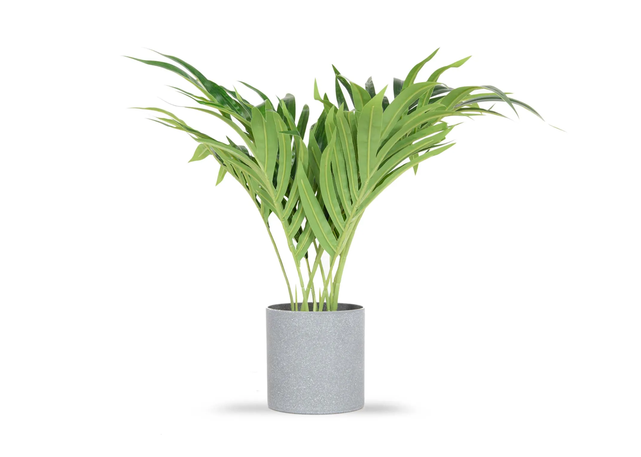 40cm Artificial Tree in Grey Pot - Palm