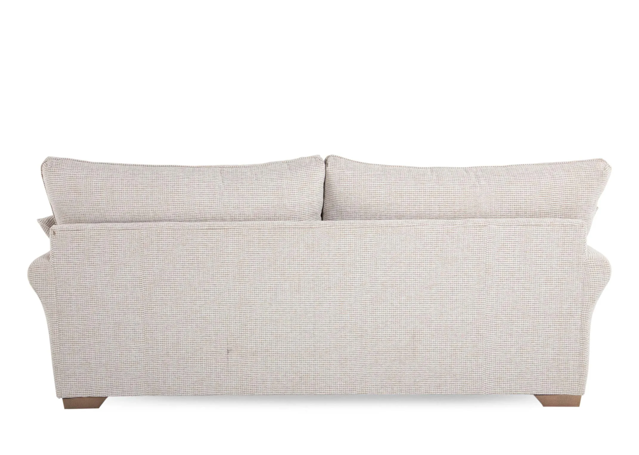 A lifestyle image of the Strata sofa range with abstract & abstract take 2 prints with aston tables & visby lamp.