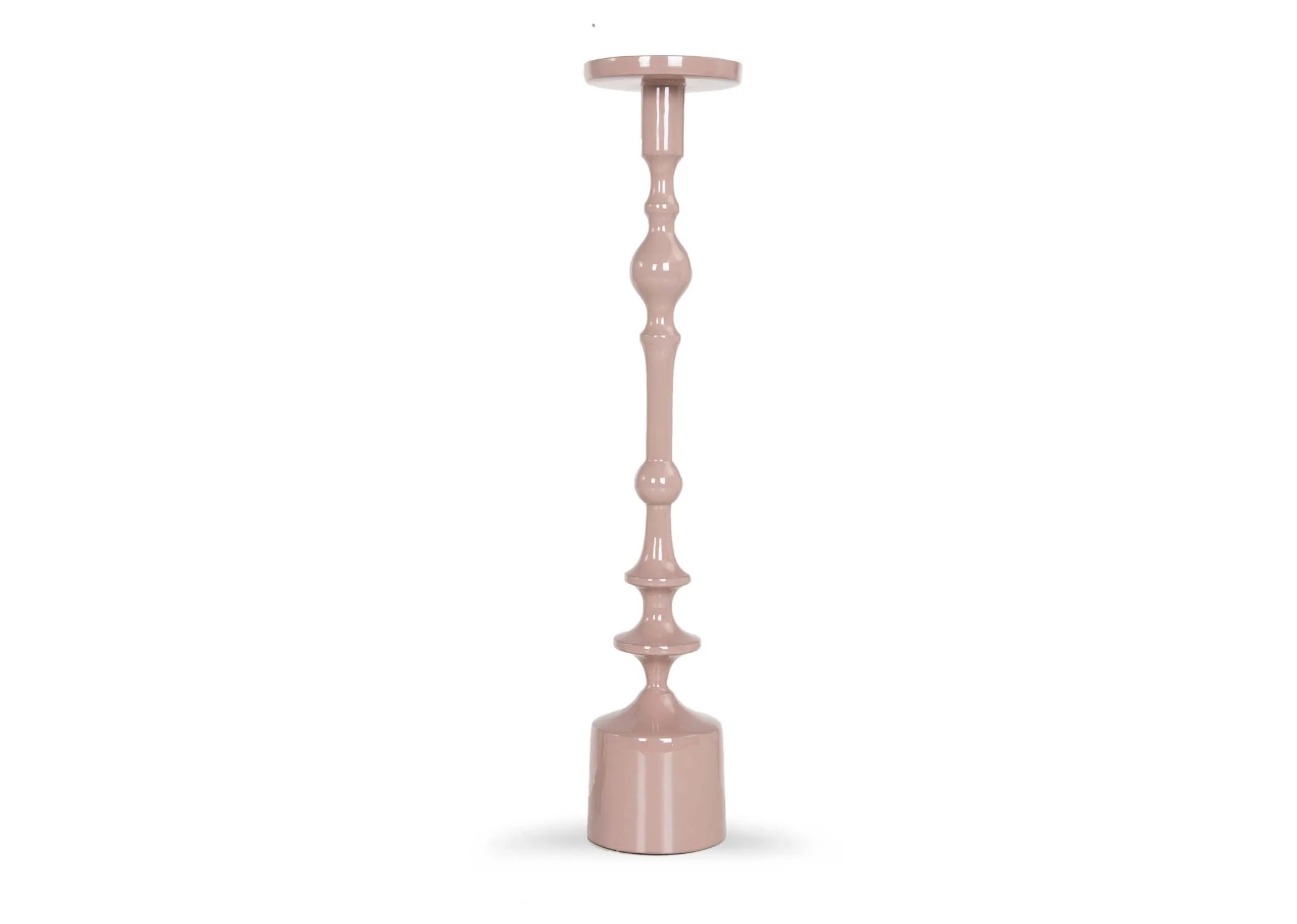 X-Large Shiny Pink Candle Holder - Sheva