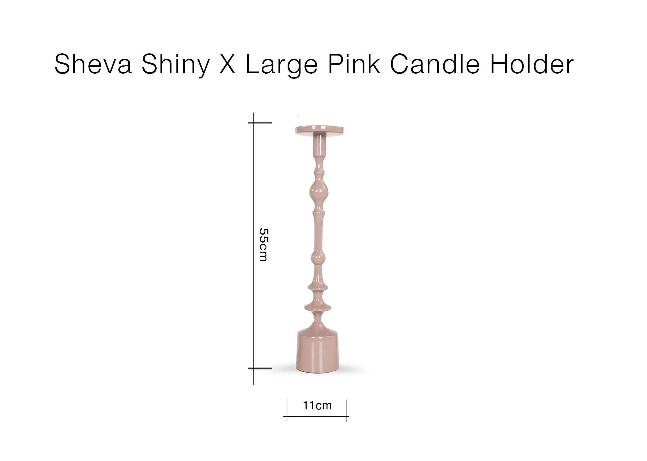 A lifestyle image of the Sheva Candleholders in green