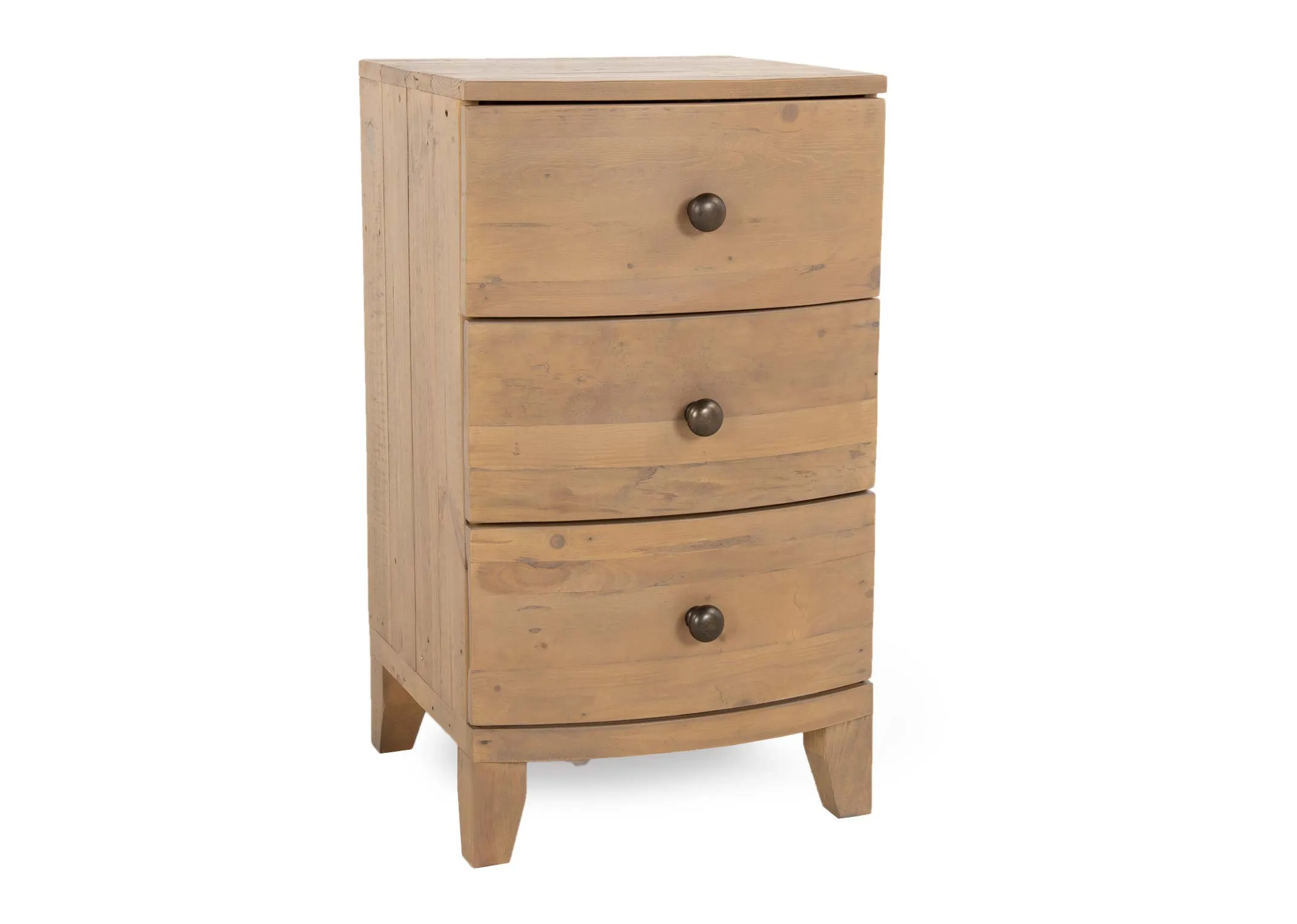 3 Drawer Slim Reclaimed Pine Locker - Bria