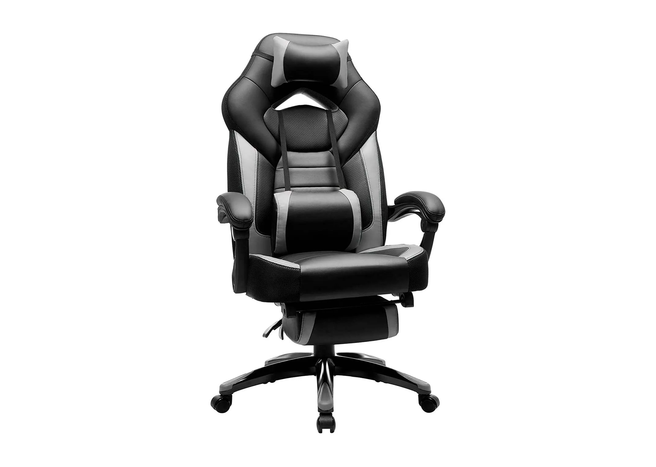 Black Faux Leather Office Gaming Chair - Spartan
