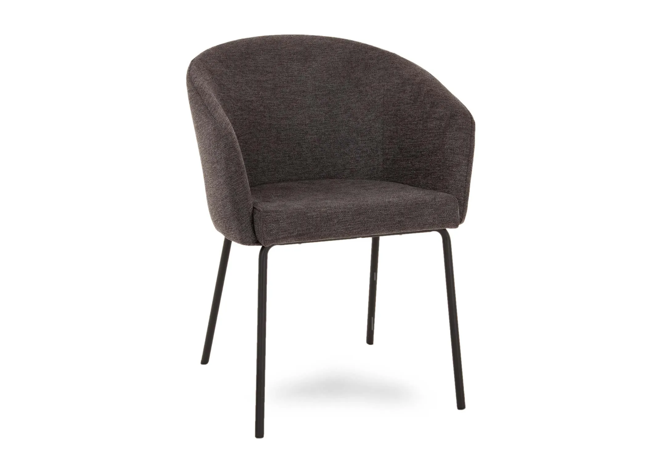 Dark Grey Fabric Dining Chair - Easton