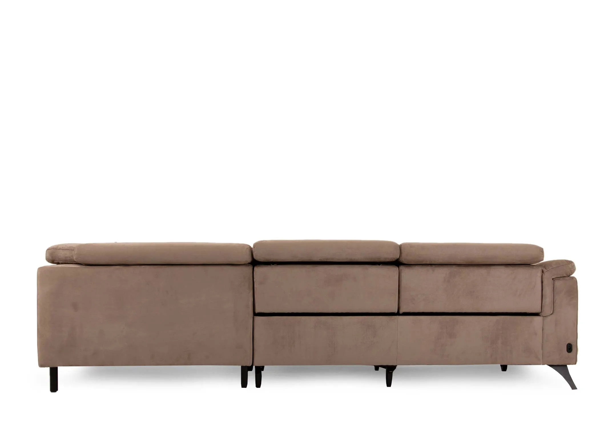 A dimension image of the Bellissimo Power Coner sofa with 250cm - 290cm x 98cm