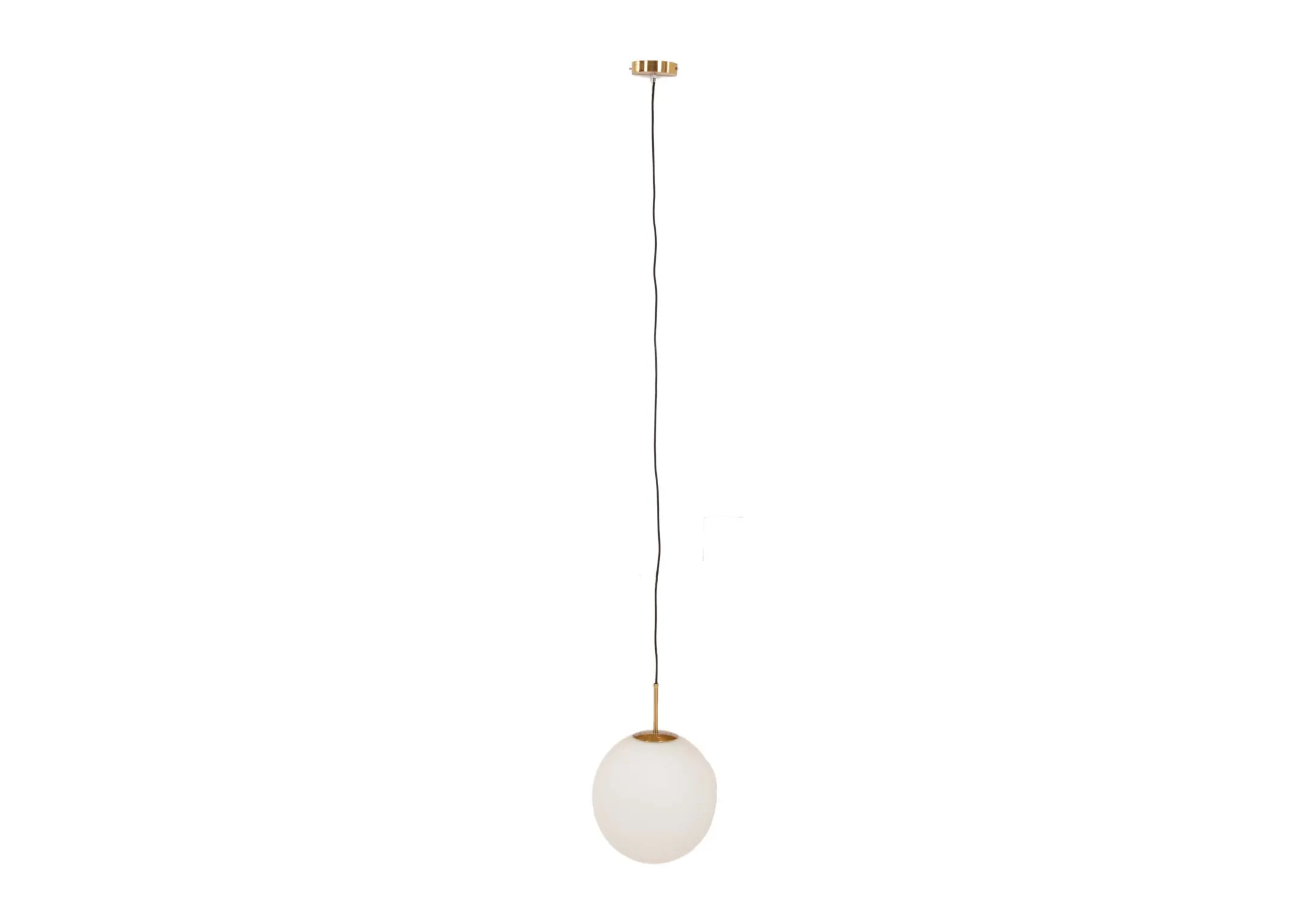 A dimension image of the Medina Small Hanging Lamp with 25cm