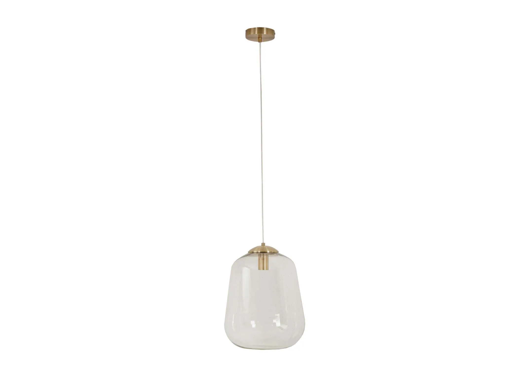 Small Clear Glass Hanging Lamp - Jolene