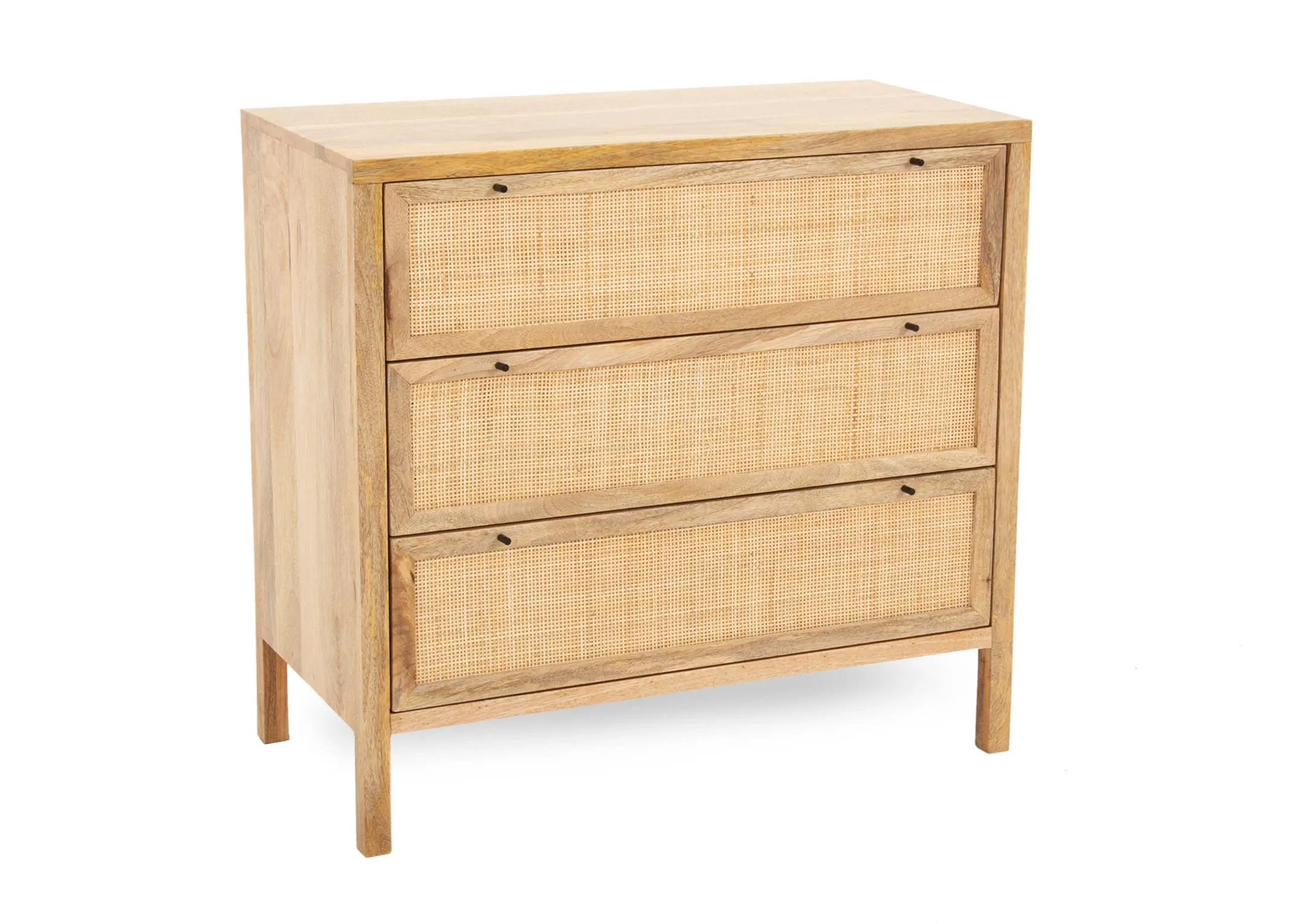 A dimension image of the Connor Chest of Drawers with 80cm x 45cm x 75cm