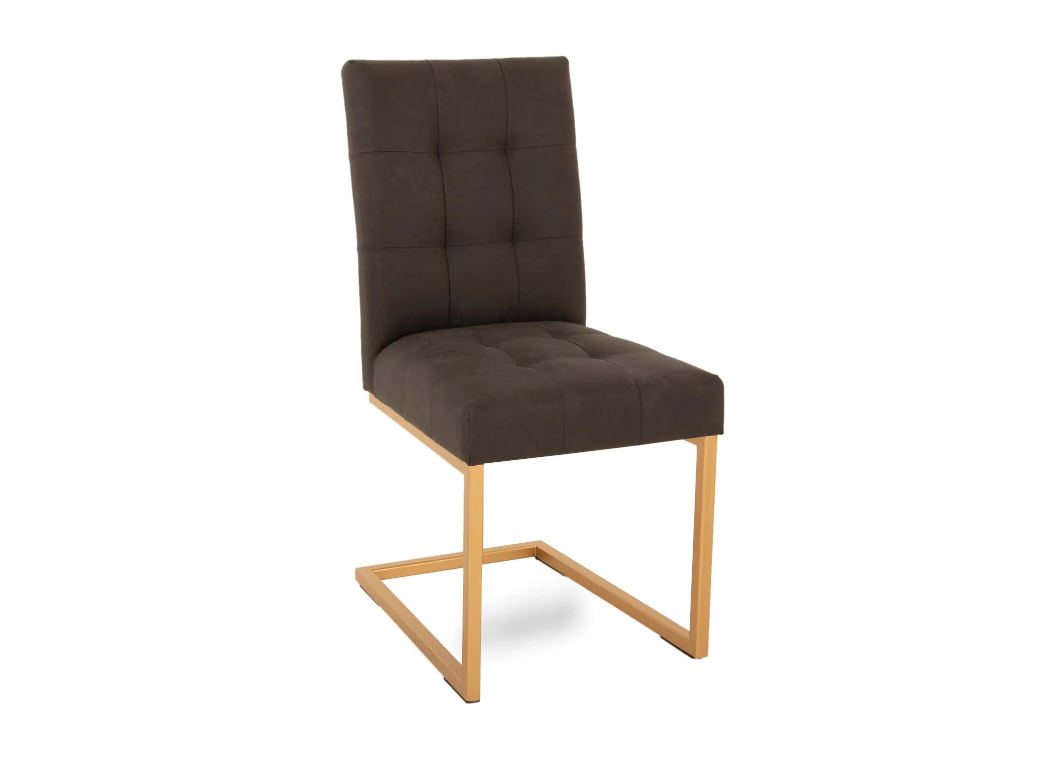 Black & Gold Cantilever Dining Chair - Greenwich
