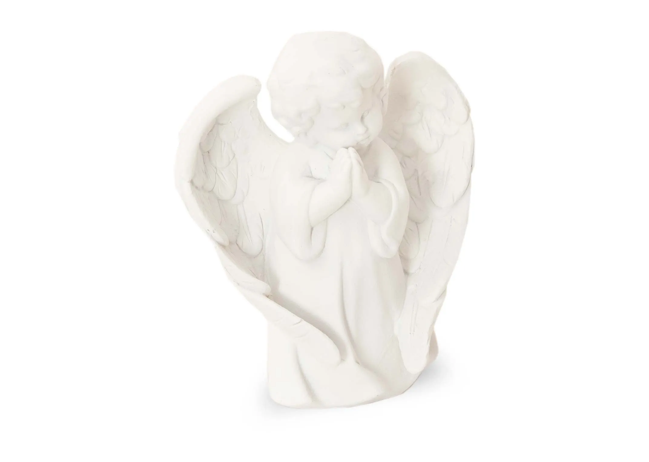 A dimension image of the Prayign Angel Ornament with 17.5cm x 6cm x 20cm
