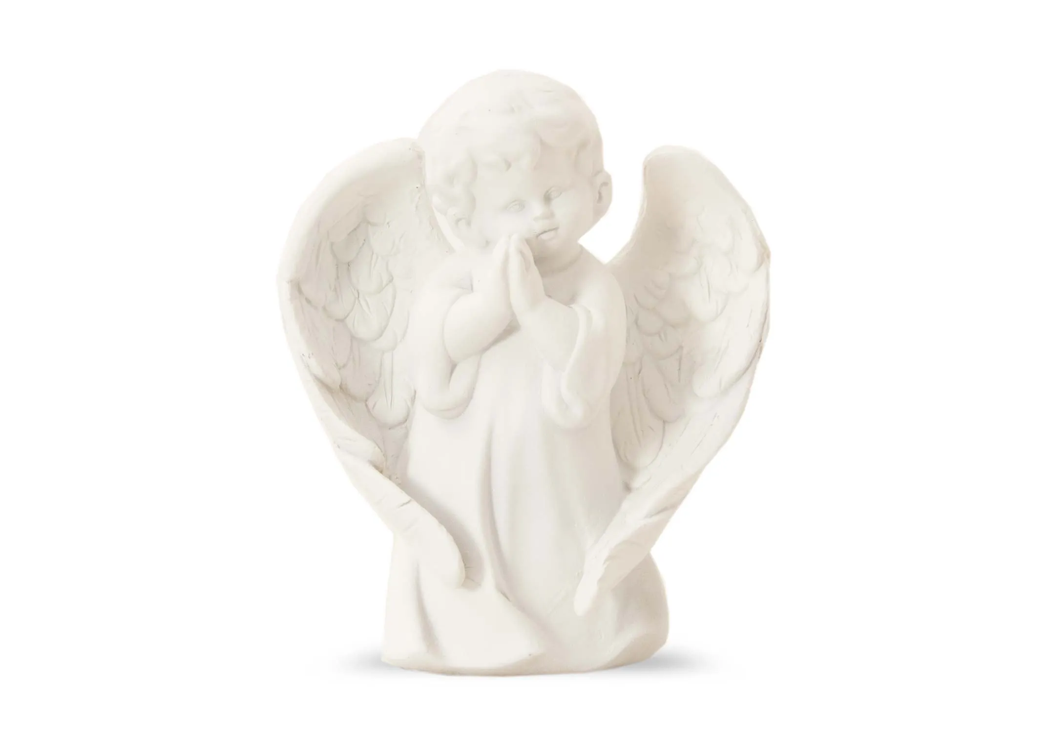 A dimension image of the Prayign Angel Ornament with 17.5cm x 6cm x 20cm